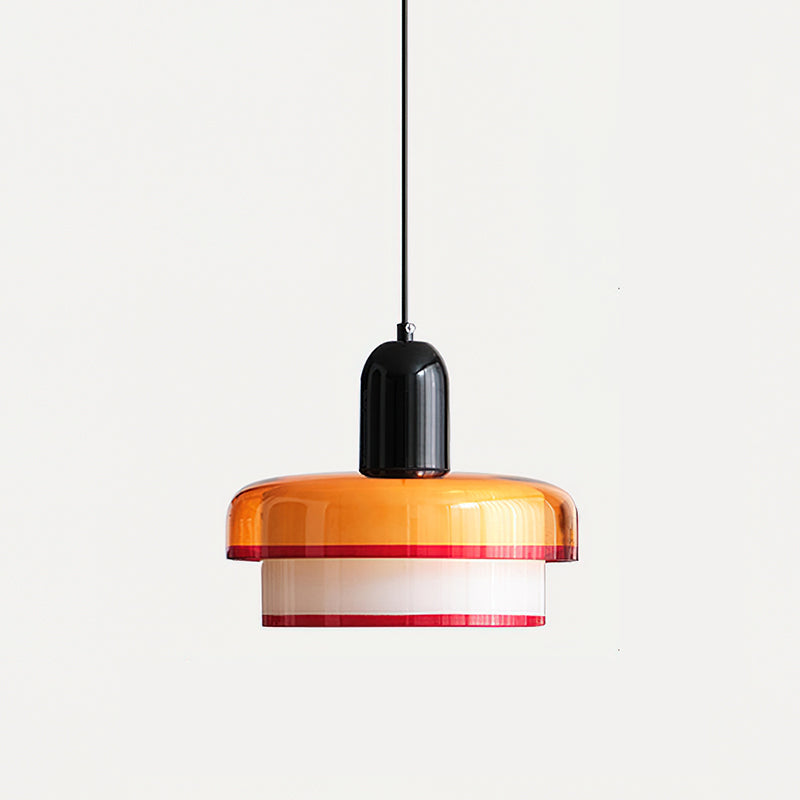 Ebern Pendant Light showcasing its vibrant color combination.