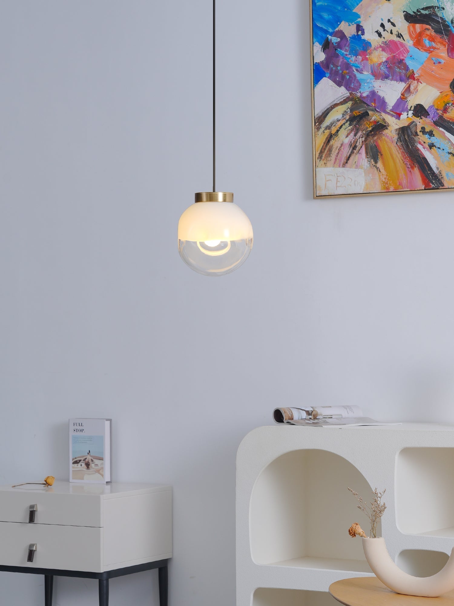 Brandon Modern Peandant Lamp-Neutral Decor