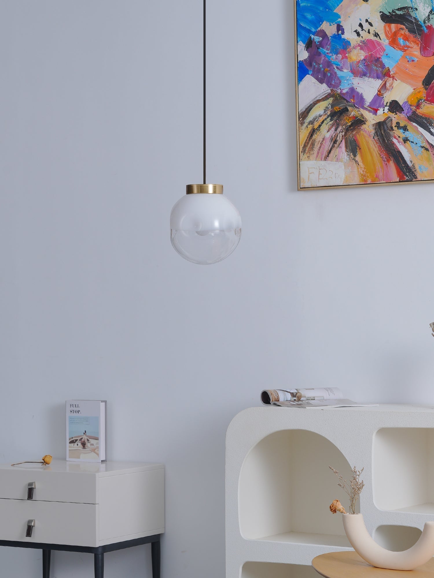 Brandon Modern Peandant Lamp-Neutral Decor
