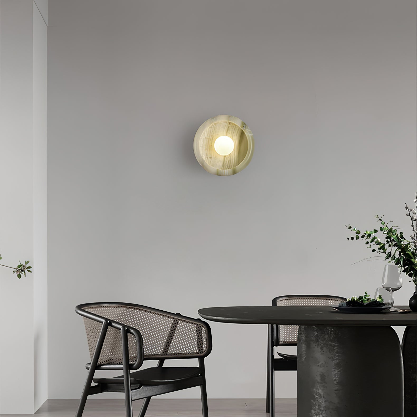Molt Nordic Art Jade Marble Sconce Wall lamp-Neutral Decor