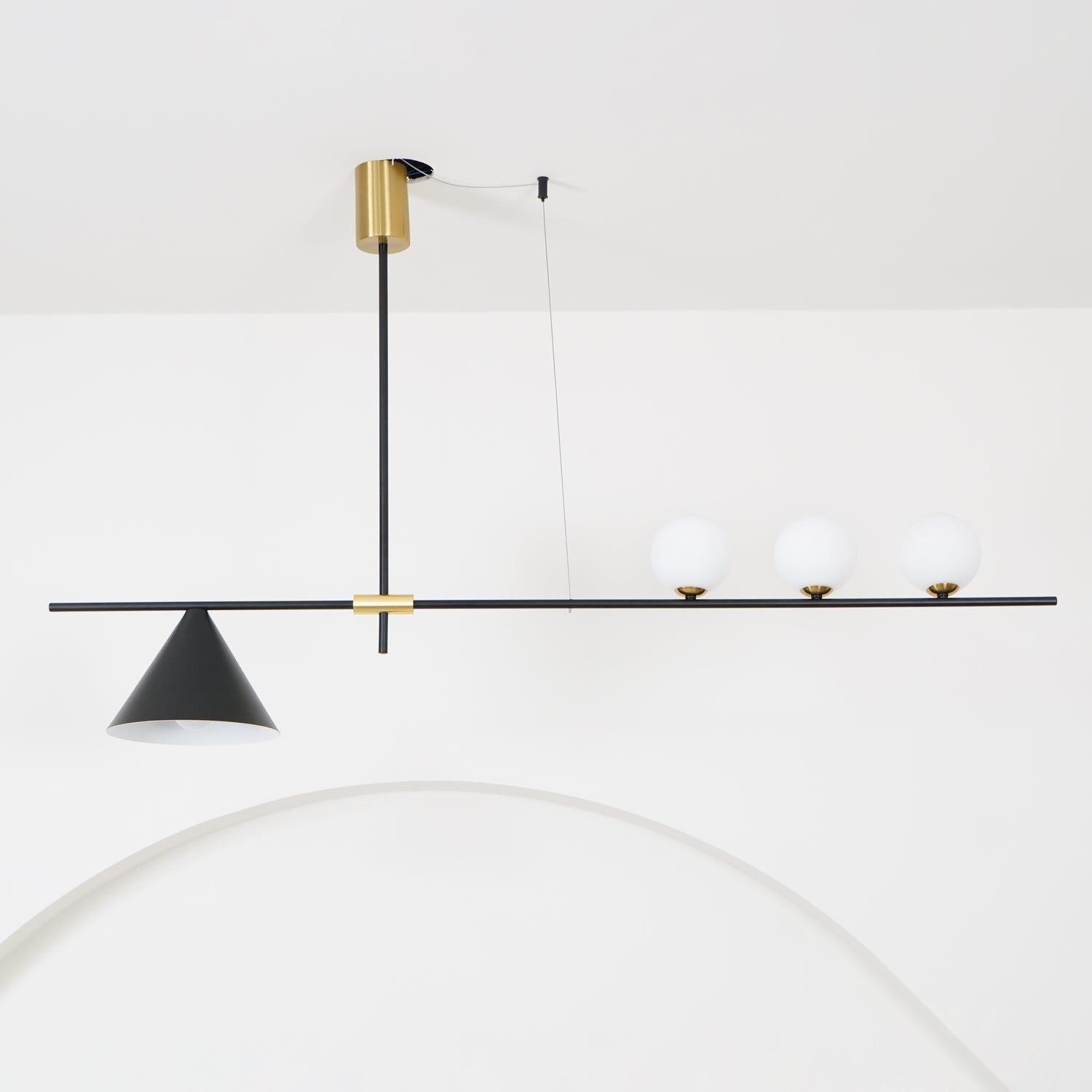 Tahls Contemporary Suspension Light-Neutral Decor