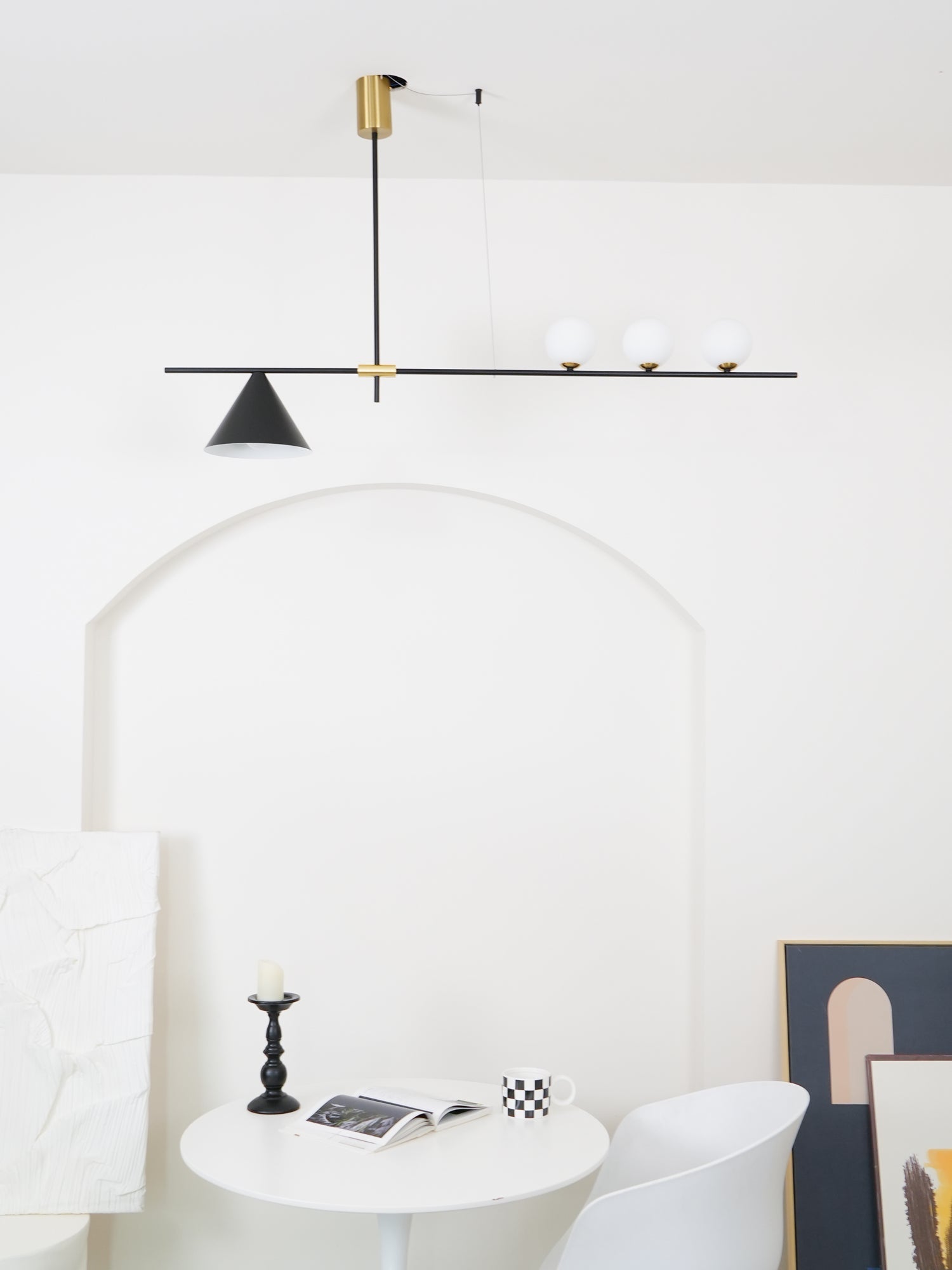 Tahls Contemporary Suspension Light-Neutral Decor