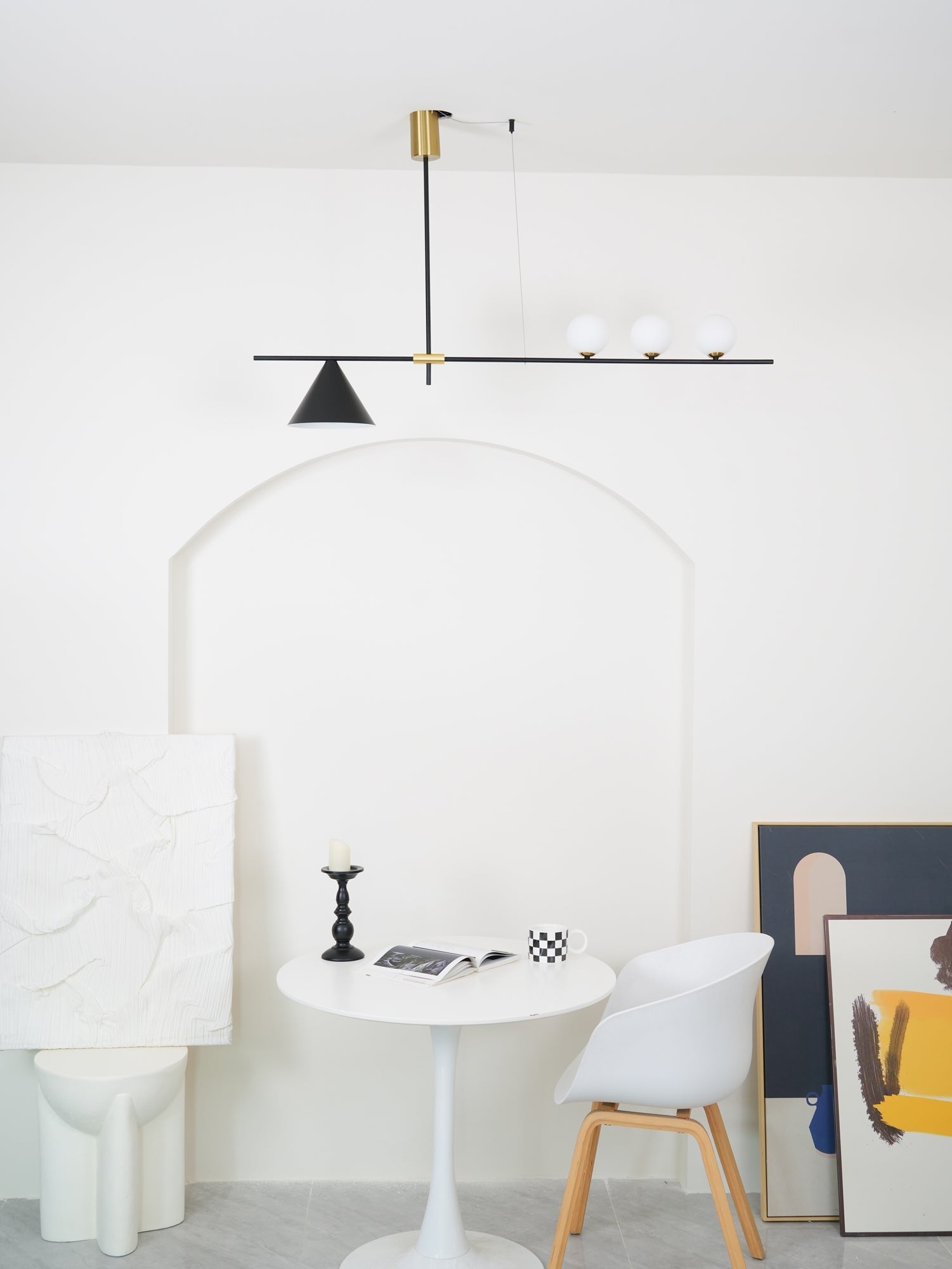 Tahls Contemporary Suspension Light-Neutral Decor