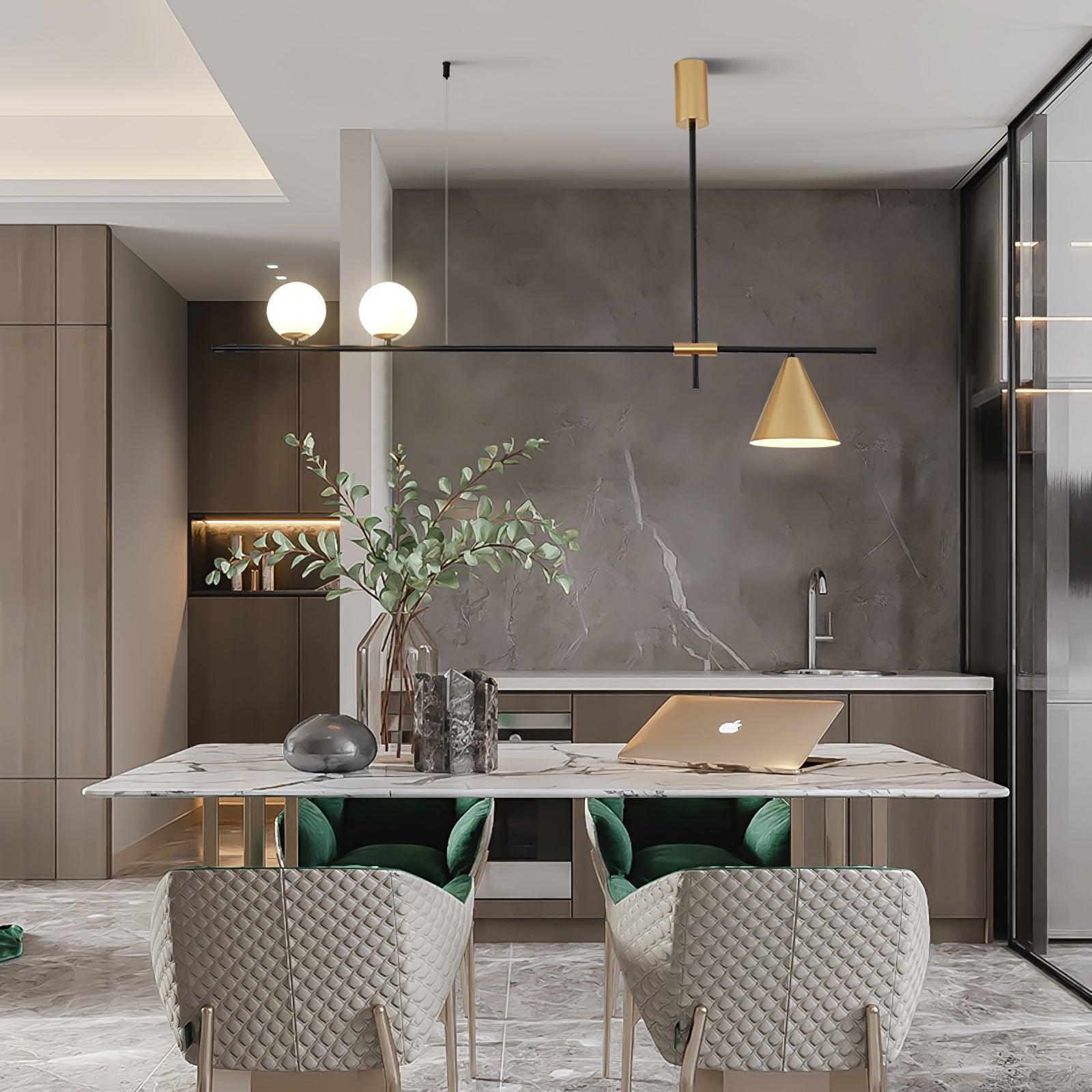 Tahls Contemporary Suspension Light-Neutral Decor