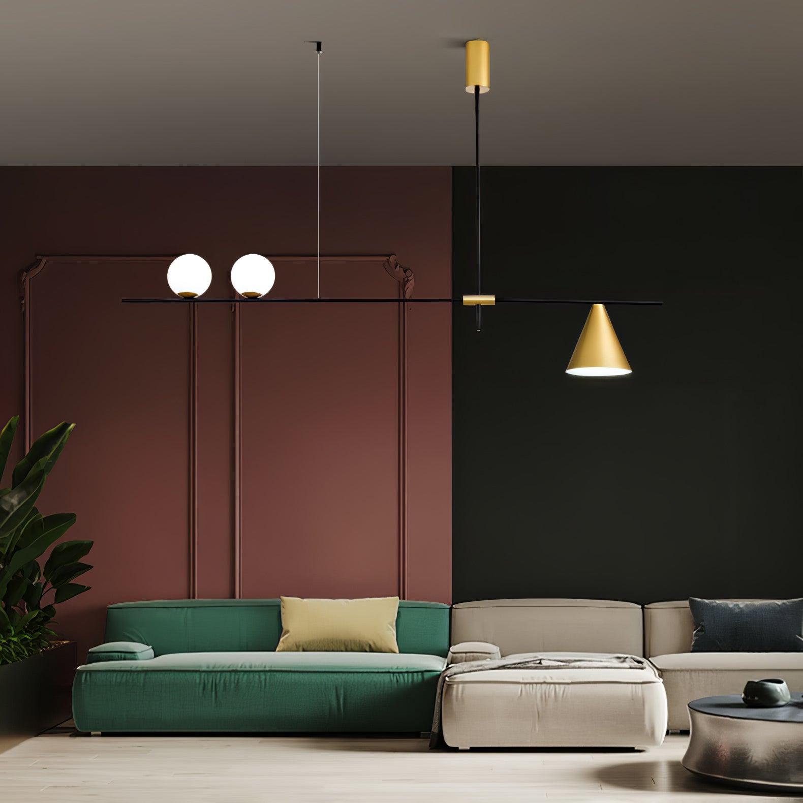 Tahls Contemporary Suspension Light-Neutral Decor