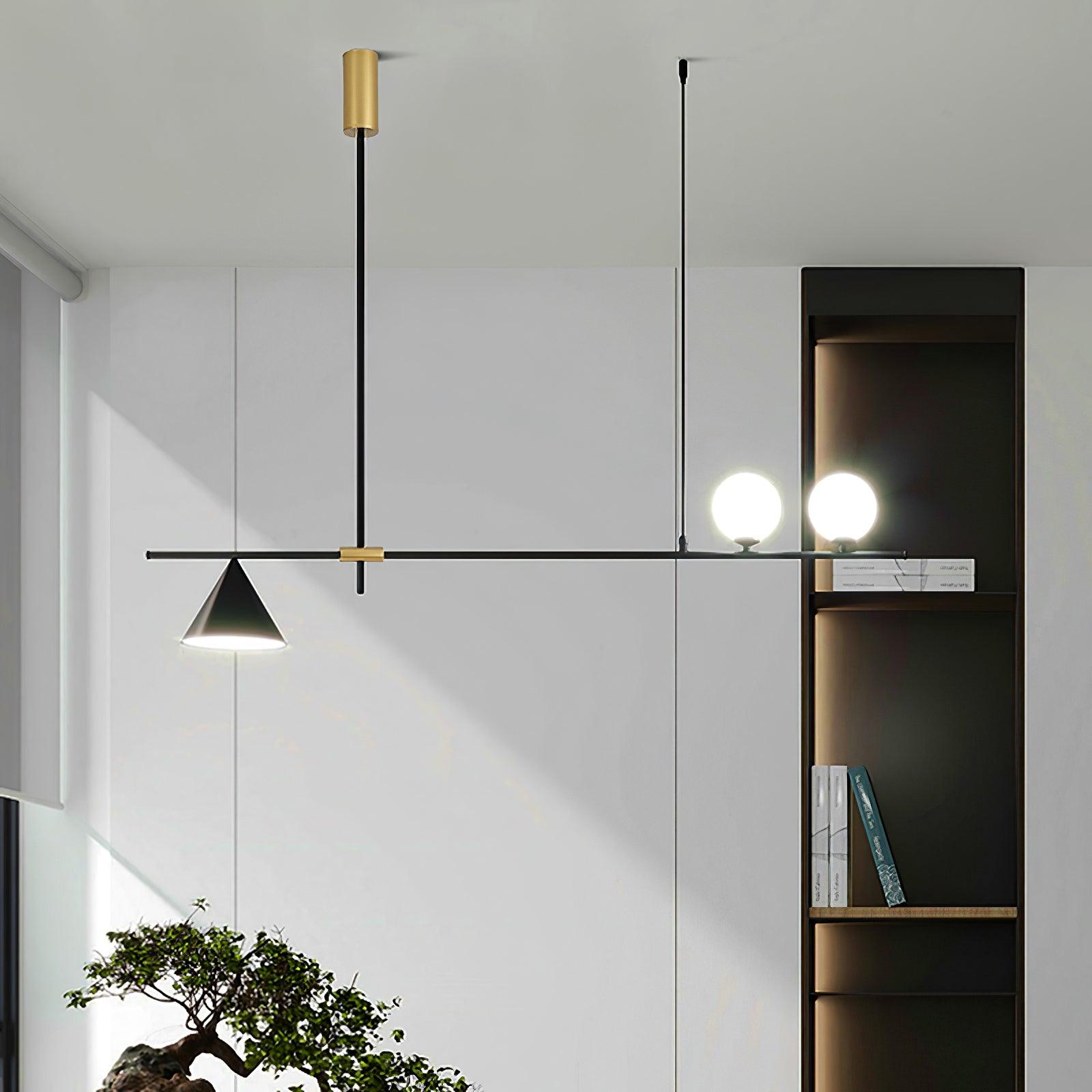 Tahls Contemporary Suspension Light-Neutral Decor