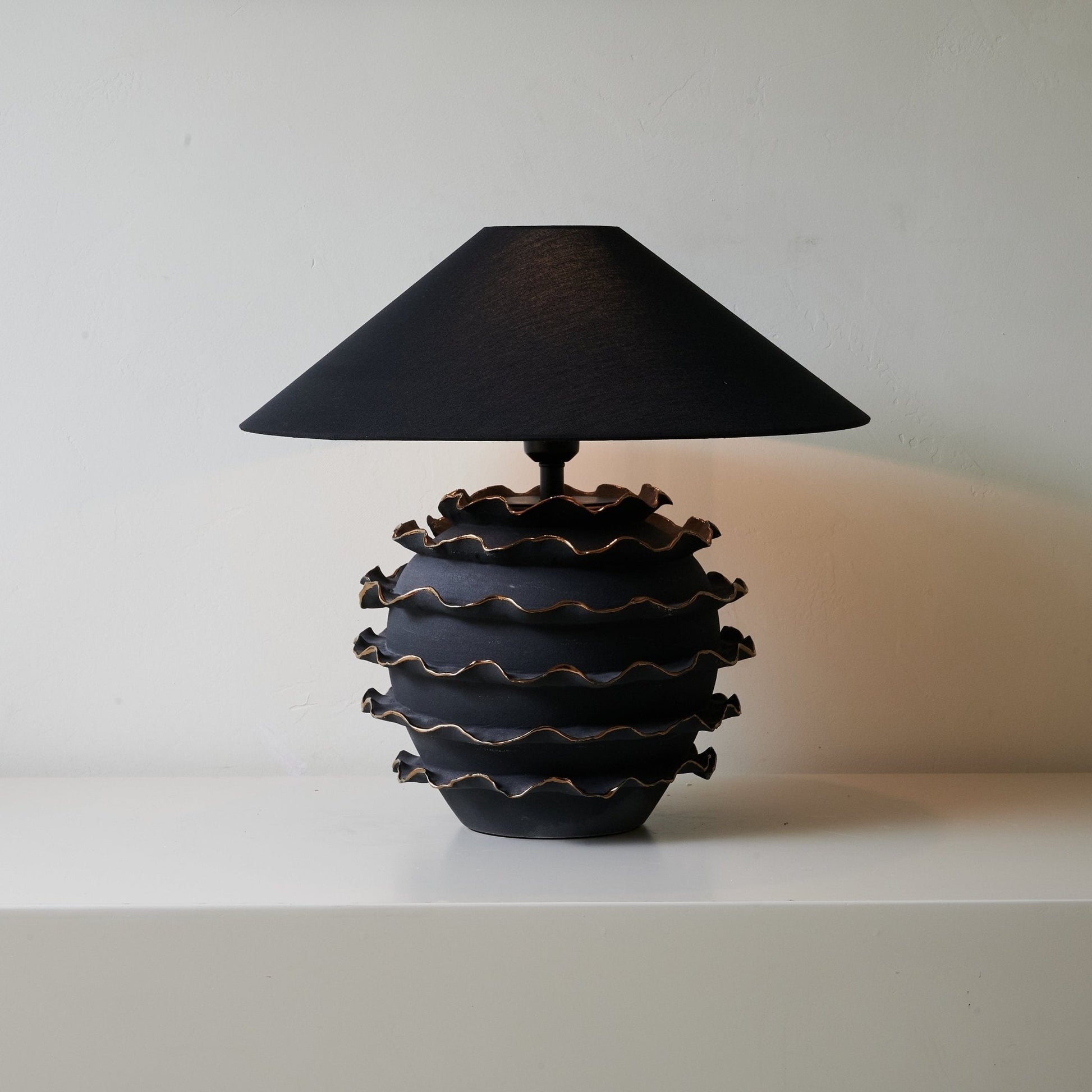 Chris Modern Ceramics Table Lamp-Neutral Decor