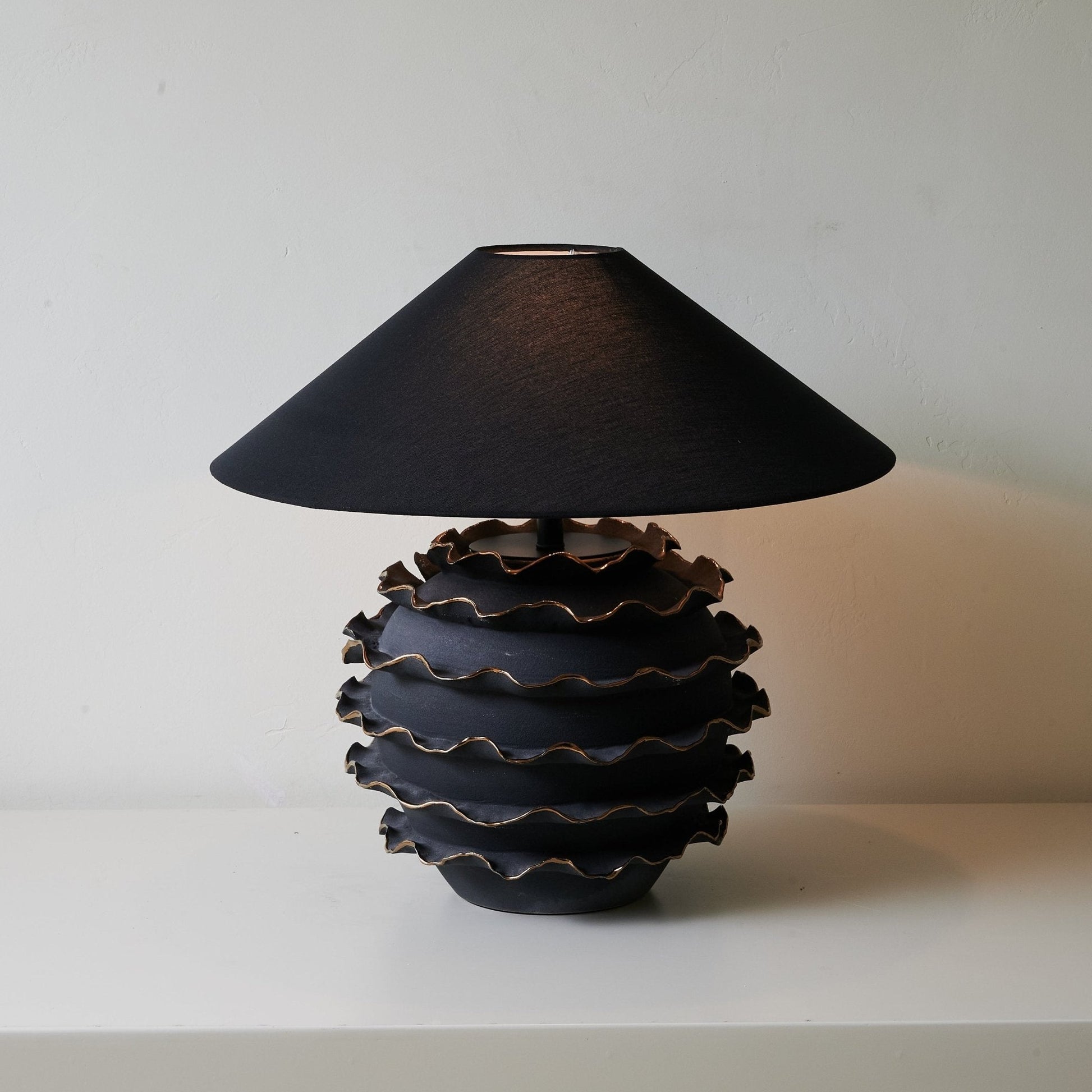 Chris Modern Ceramics Table Lamp-Neutral Decor