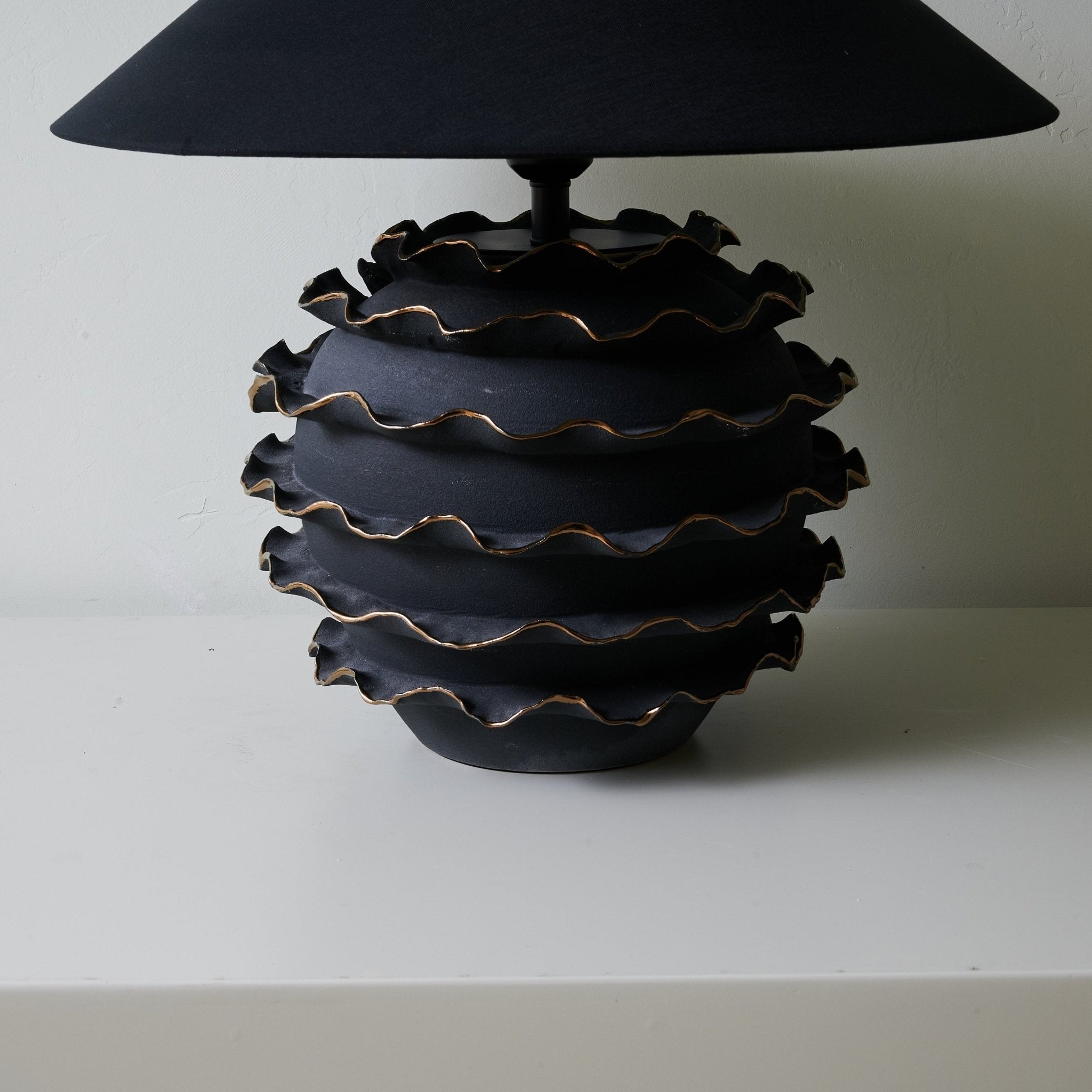 Chris Modern Ceramics Table Lamp-Neutral Decor