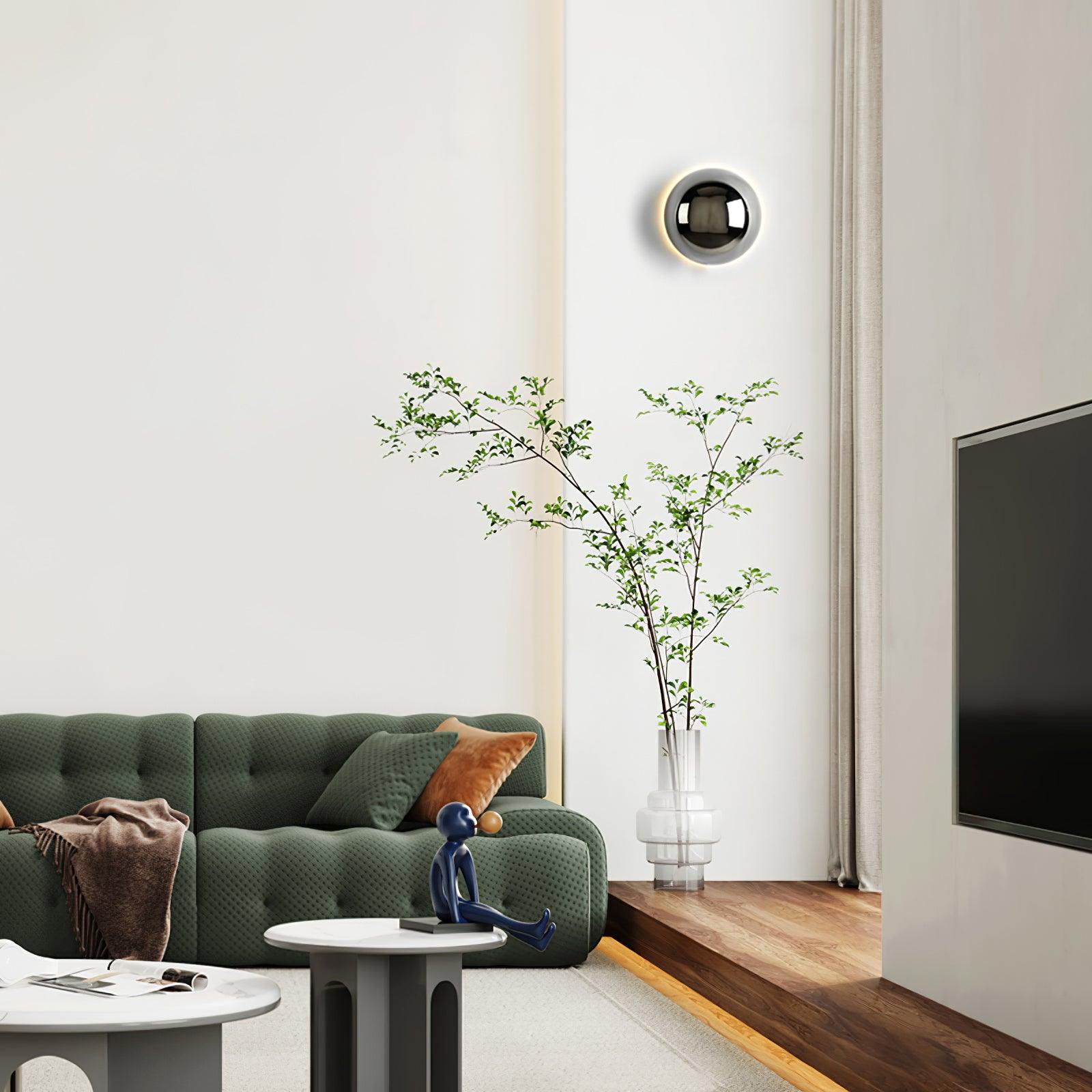 Virixy Modern Minimalist Sphere Sconce Wall Lamp-Neutral Decor