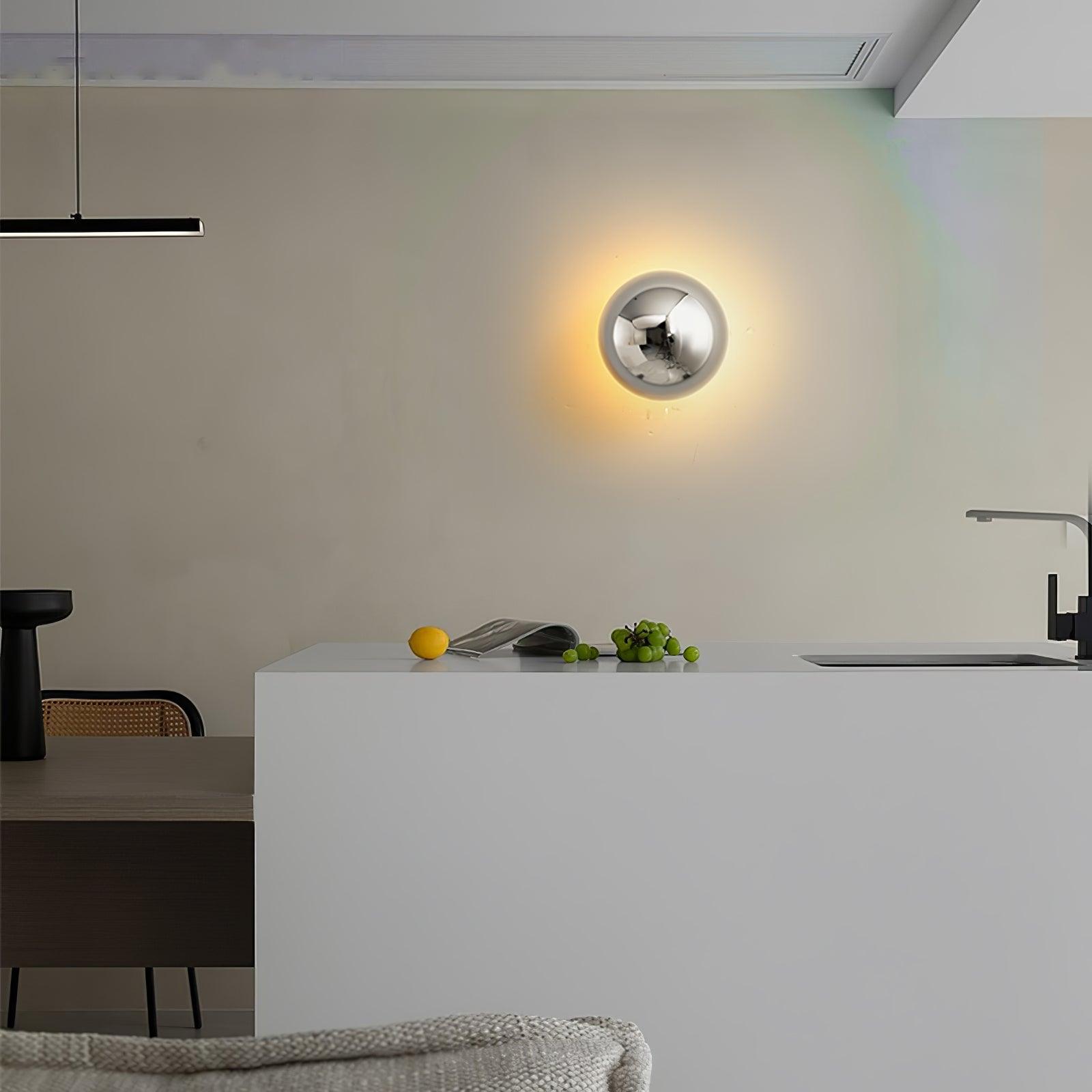 Virixy Modern Minimalist Sphere Sconce Wall Lamp-Neutral Decor