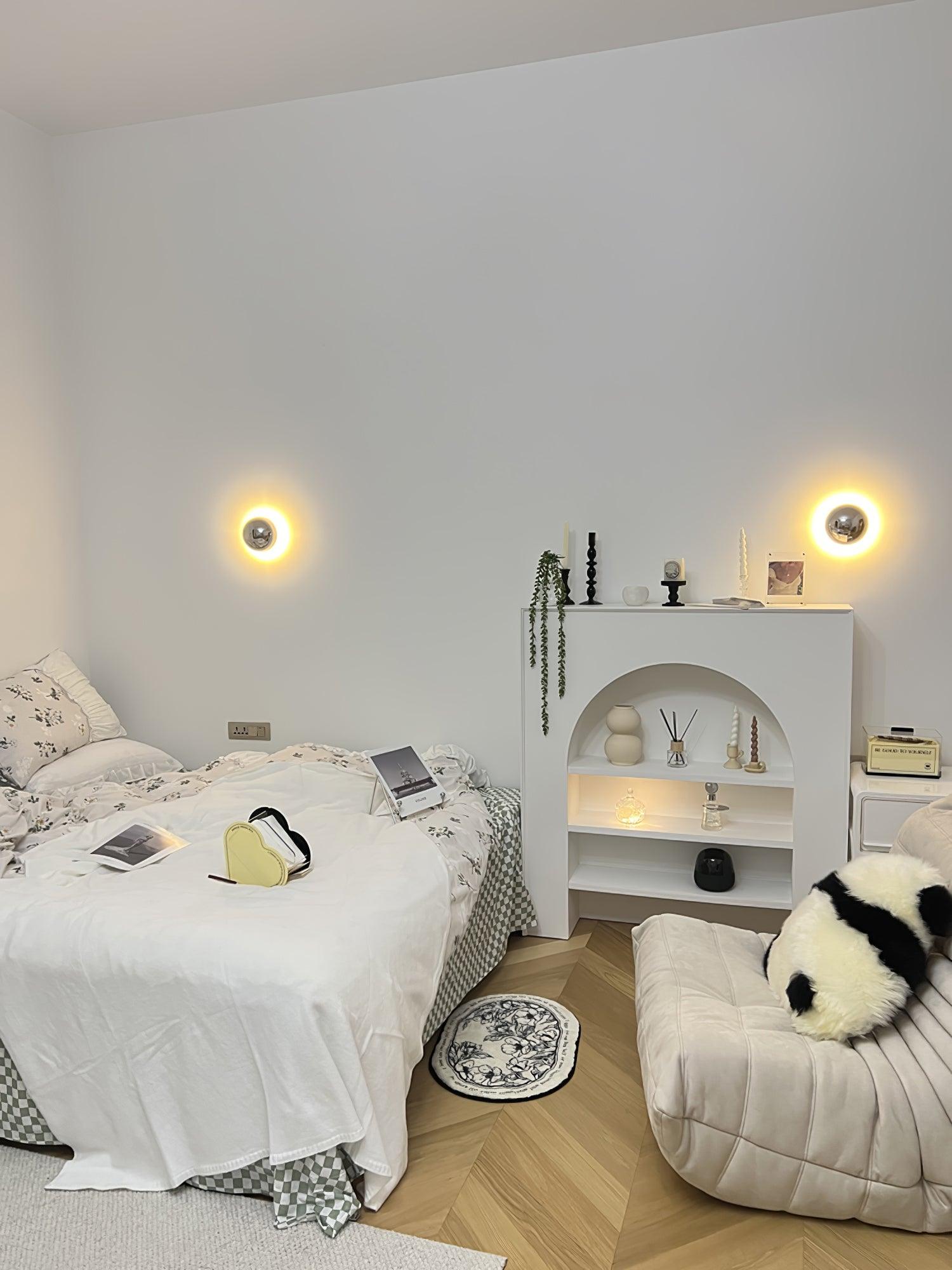 Virixy Modern Minimalist Sphere Sconce Wall Lamp-Neutral Decor
