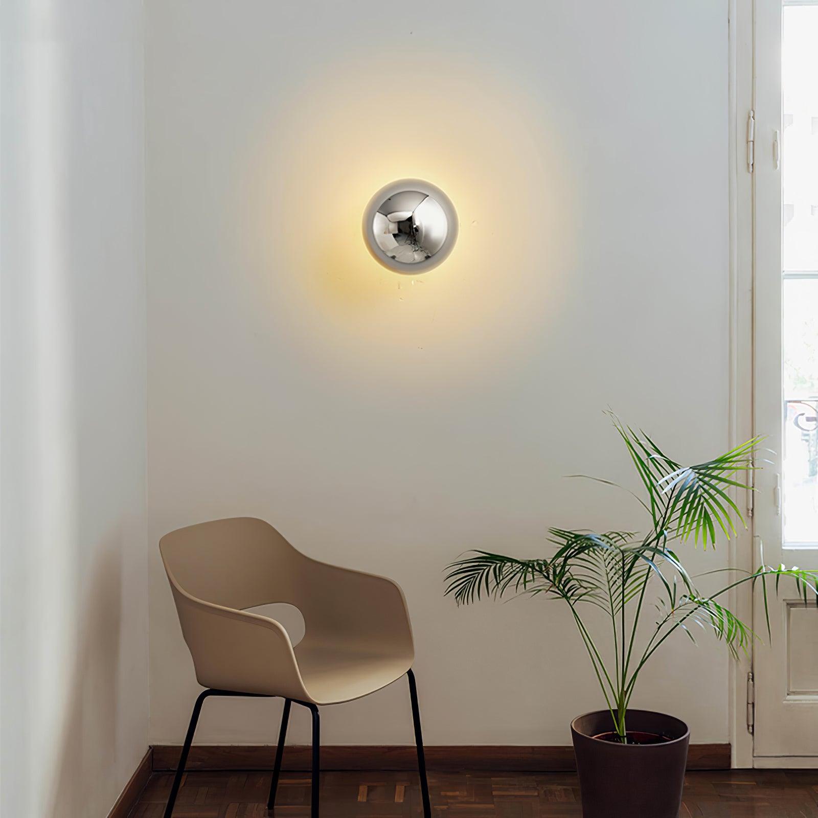 Virixy Modern Minimalist Sphere Sconce Wall Lamp-Neutral Decor