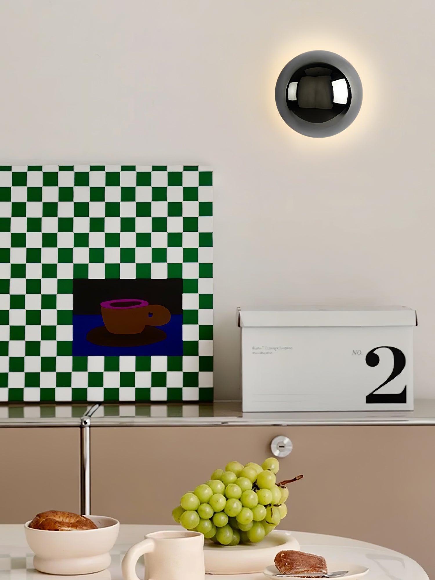 Virixy Modern Minimalist Sphere Sconce Wall Lamp-Neutral Decor