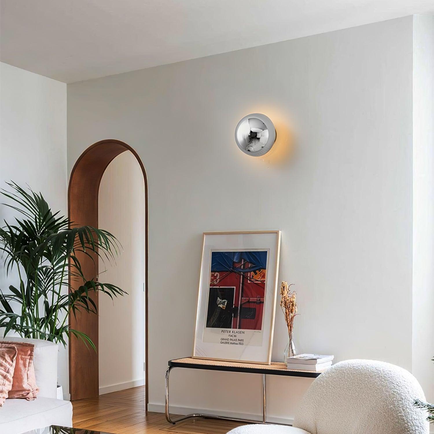 Virixy Modern Minimalist Sphere Sconce Wall Lamp-Neutral Decor