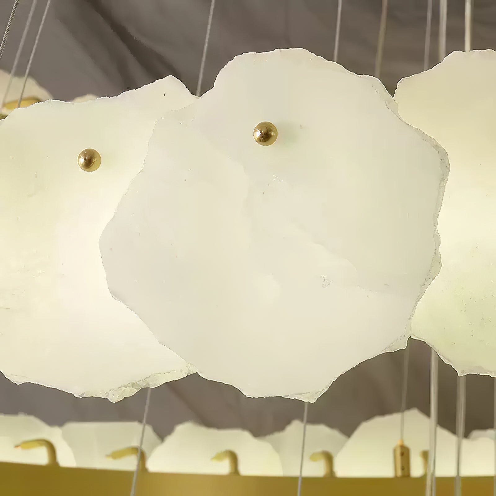 Selene Luxury Alabaster Chandelier-Neutral Decor