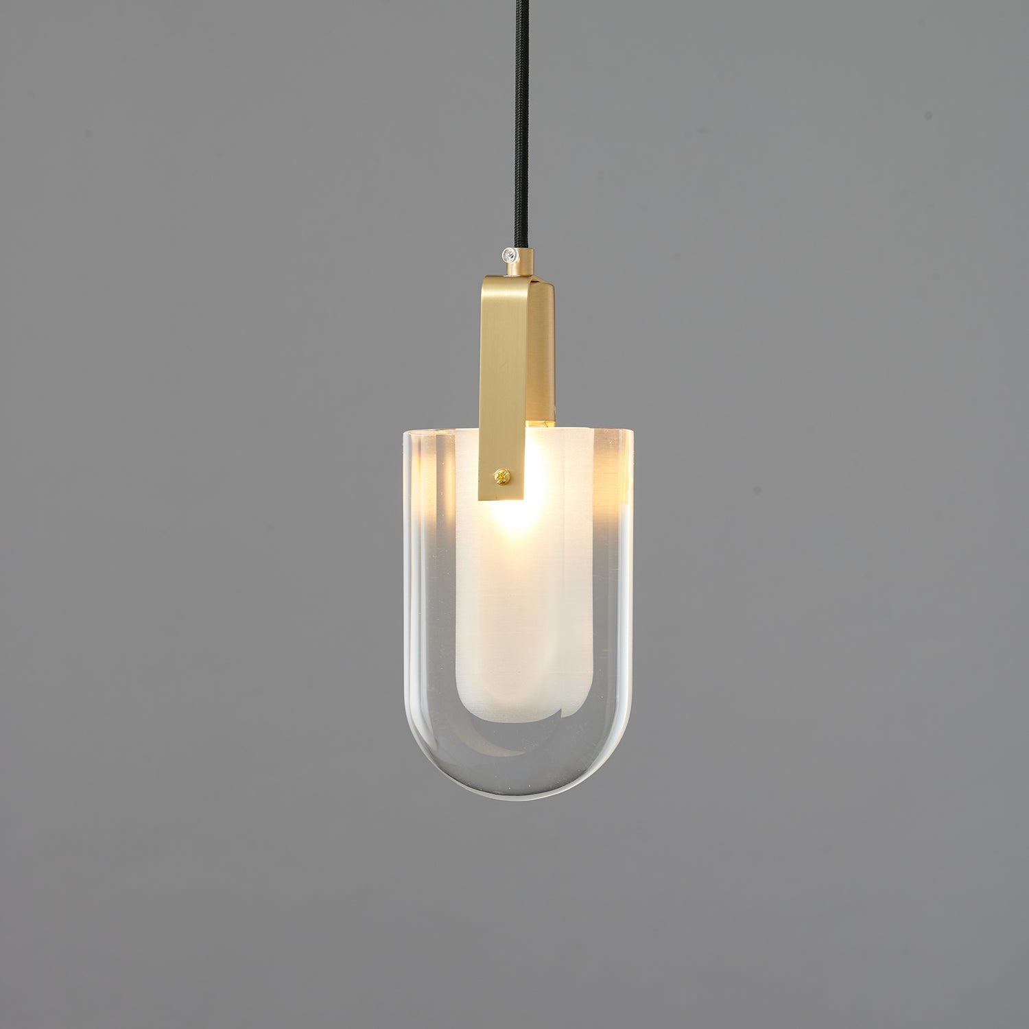 Lustra Pendant Lamp Clear Shade Crystal-Neutral Decor
