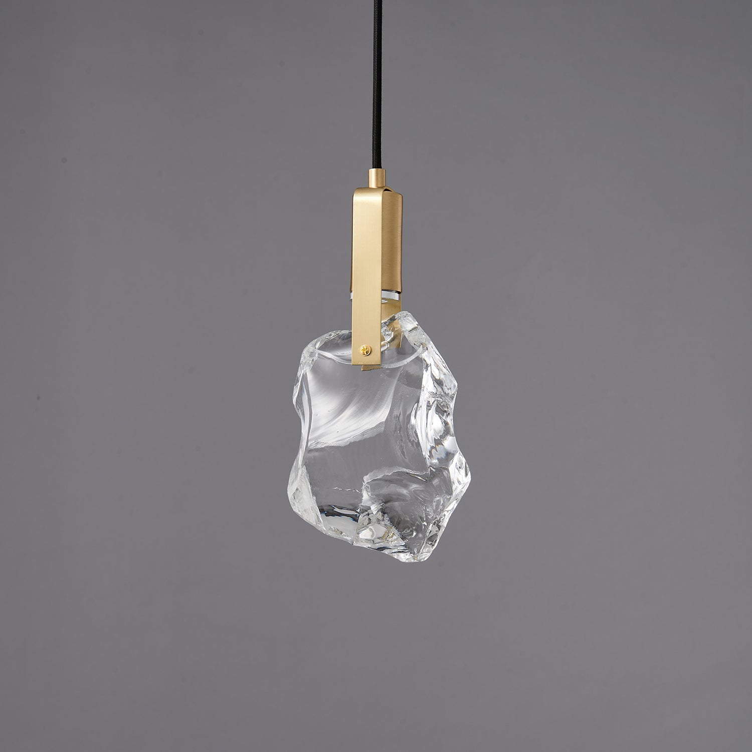 Lustra Pendant Lamp Clear Shade Crystal-Neutral Decor