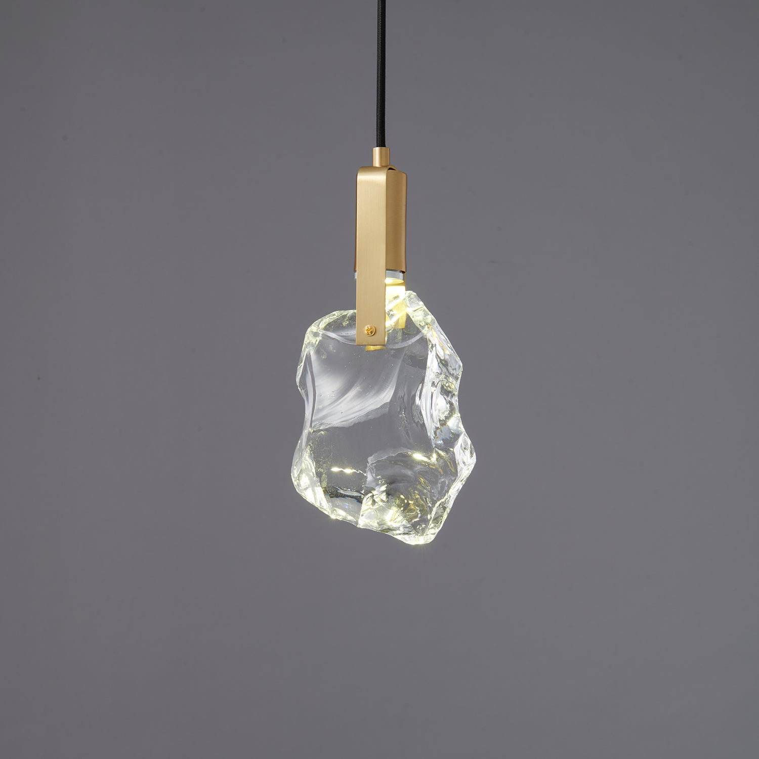 Lustra Pendant Lamp Clear Shade Crystal-Neutral Decor