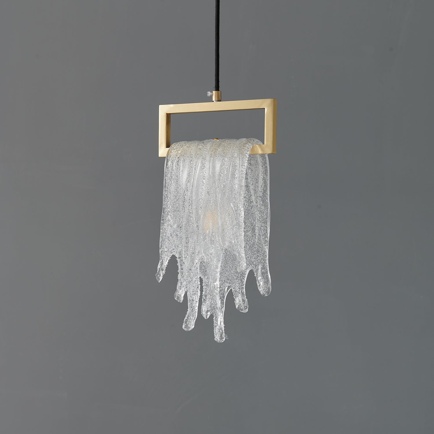 Lustra Pendant Lamp Clear Shade Crystal-Neutral Decor