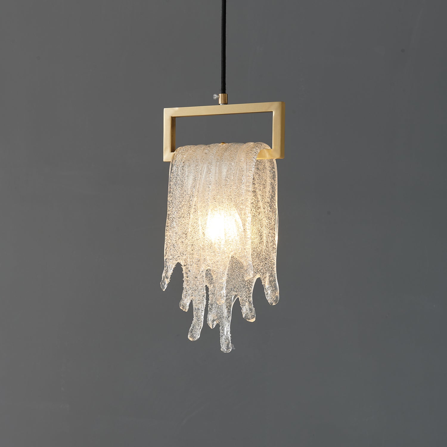 Lustra Pendant Lamp Clear Shade Crystal-Neutral Decor