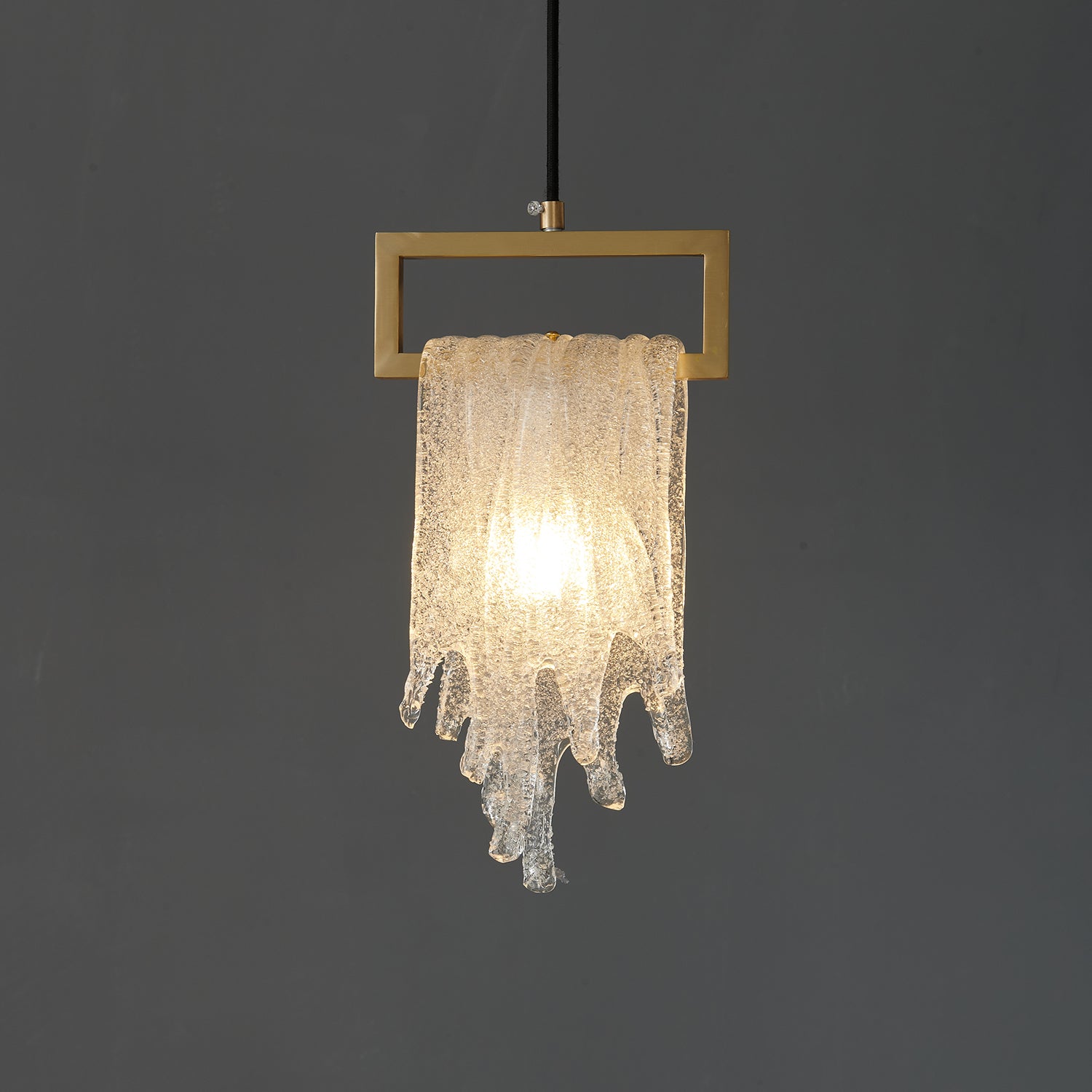 Lustra Pendant Lamp Clear Shade Crystal-Neutral Decor
