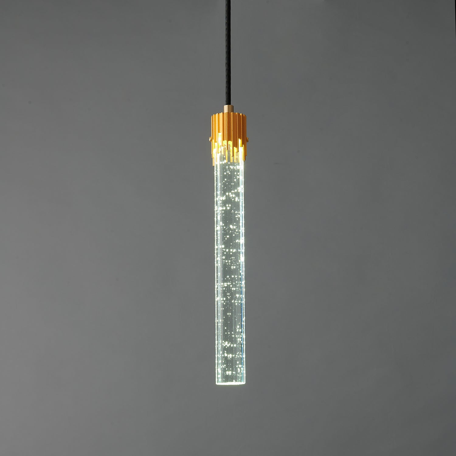 Lustra Pendant Lamp Clear Shade Crystal-Neutral Decor