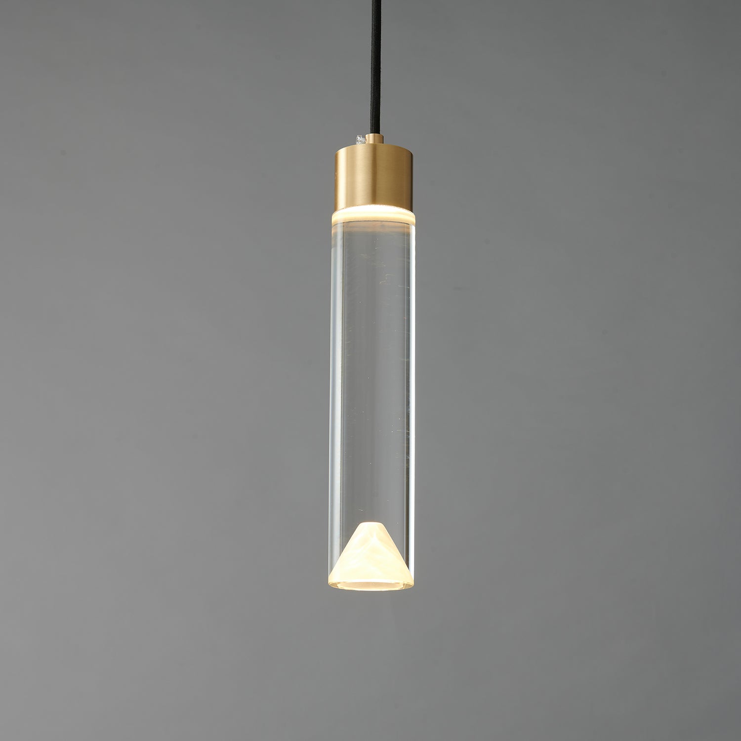 Lustra Pendant Lamp Clear Shade Crystal-Neutral Decor