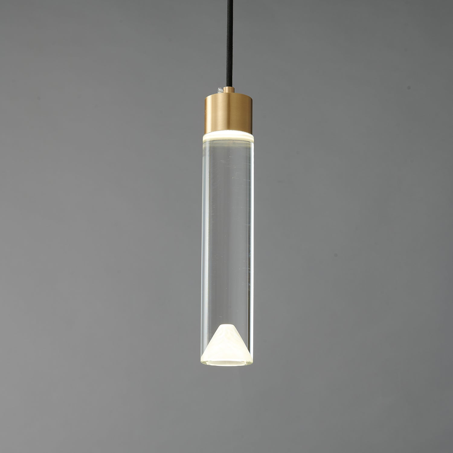 Lustra Pendant Lamp Clear Shade Crystal-Neutral Decor