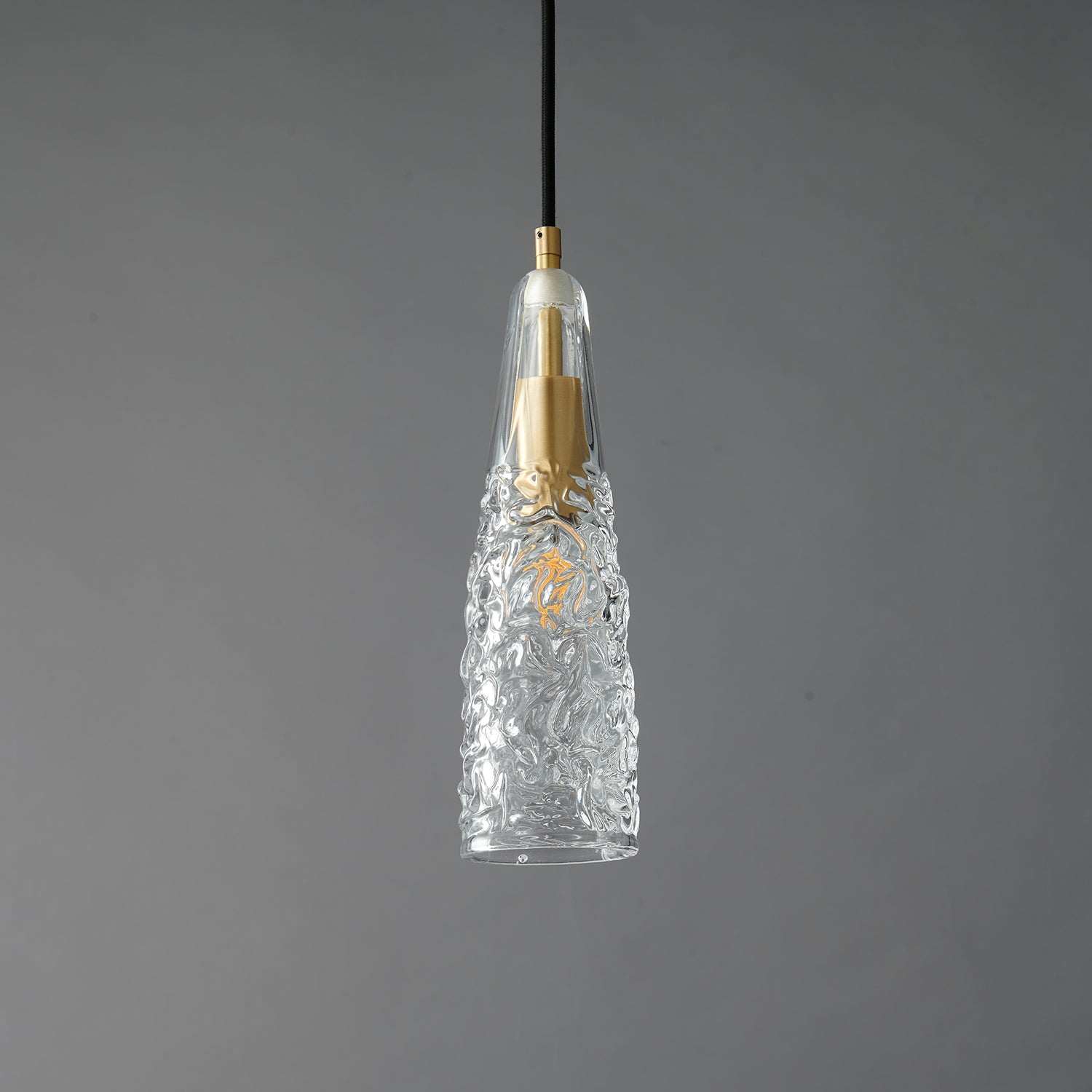 Lustra Pendant Lamp Clear Shade Crystal-Neutral Decor
