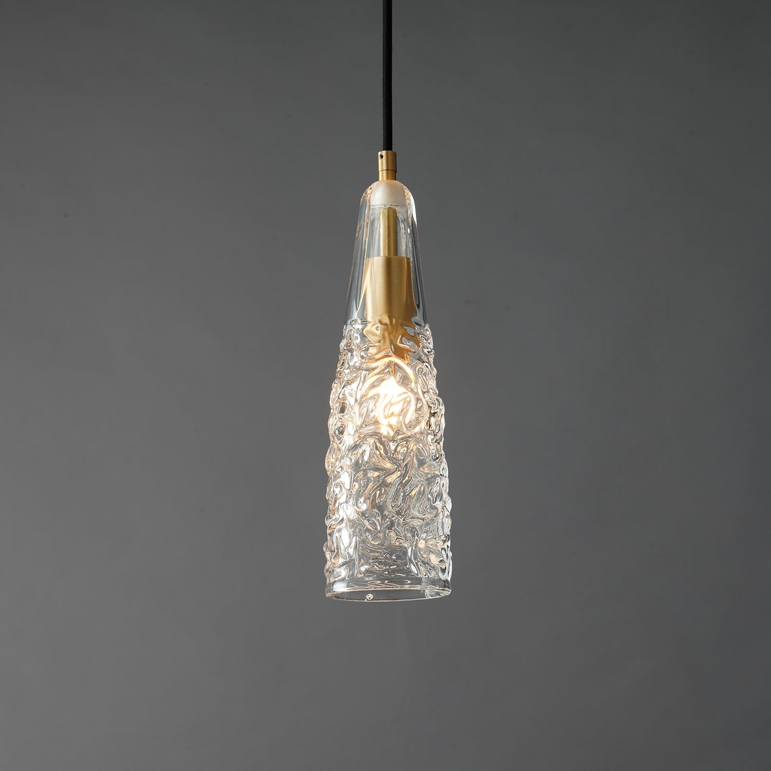 Lustra Pendant Lamp Clear Shade Crystal-Neutral Decor
