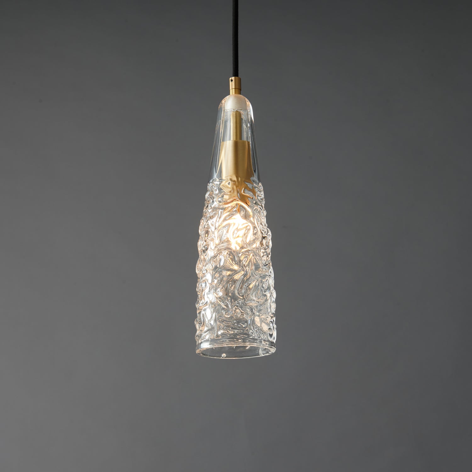 Lustra Pendant Lamp Clear Shade Crystal-Neutral Decor