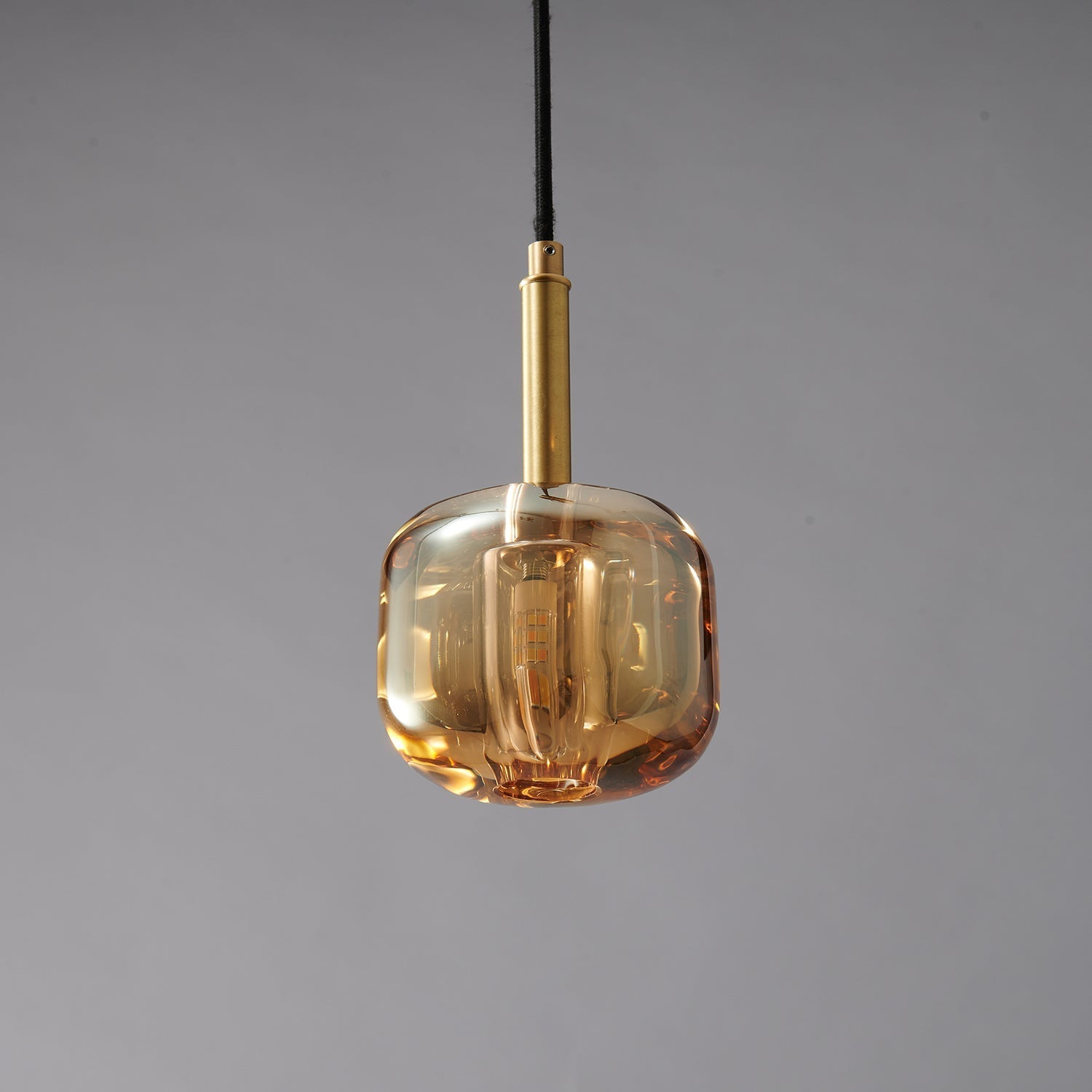 Lustra Pendant Lamp Clear Shade Crystal-Neutral Decor