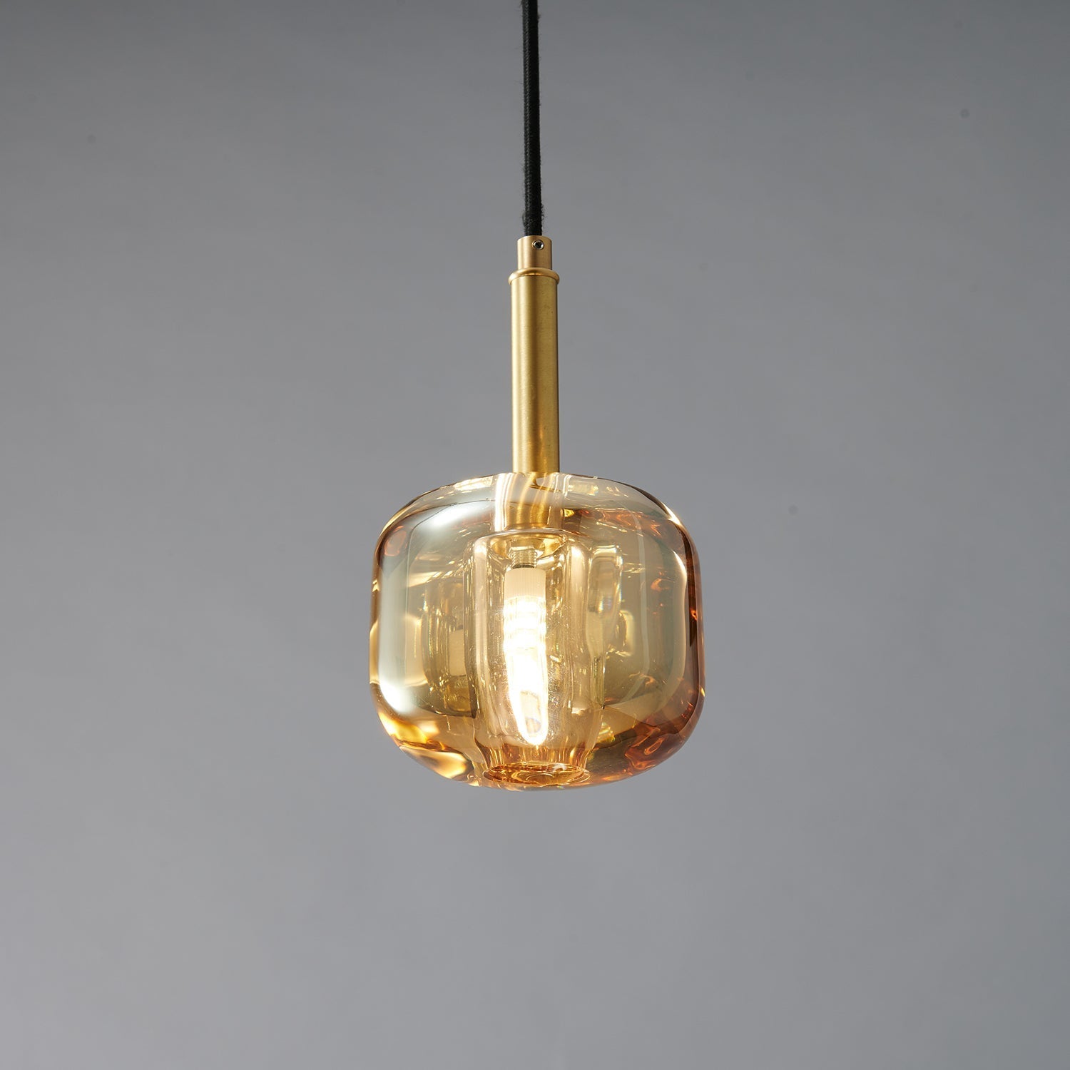 Lustra Pendant Lamp Clear Shade Crystal-Neutral Decor