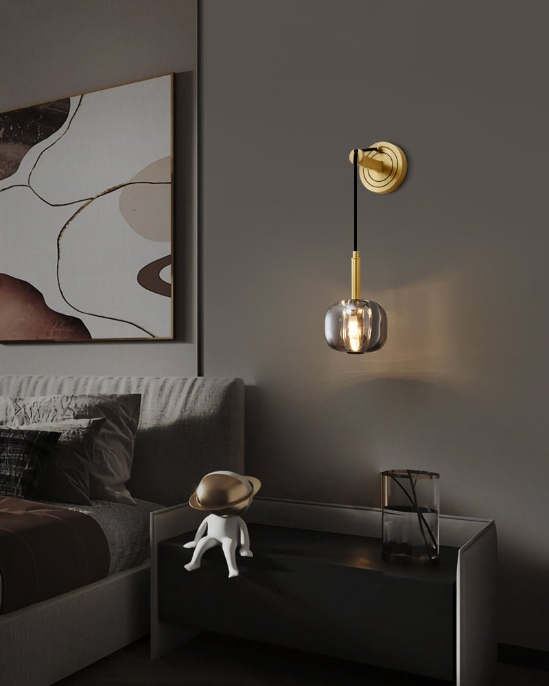 Zodorila Modern Minimalist Series Crystal Wall Lamp-Neutral Decor