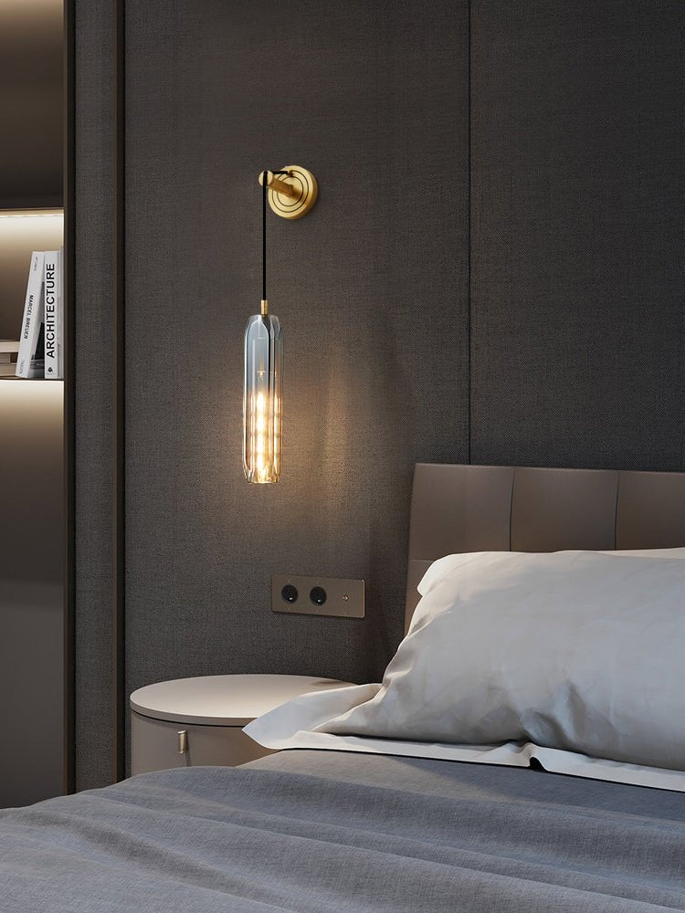 Zodorila Modern Minimalist Series Crystal Wall Lamp-Neutral Decor