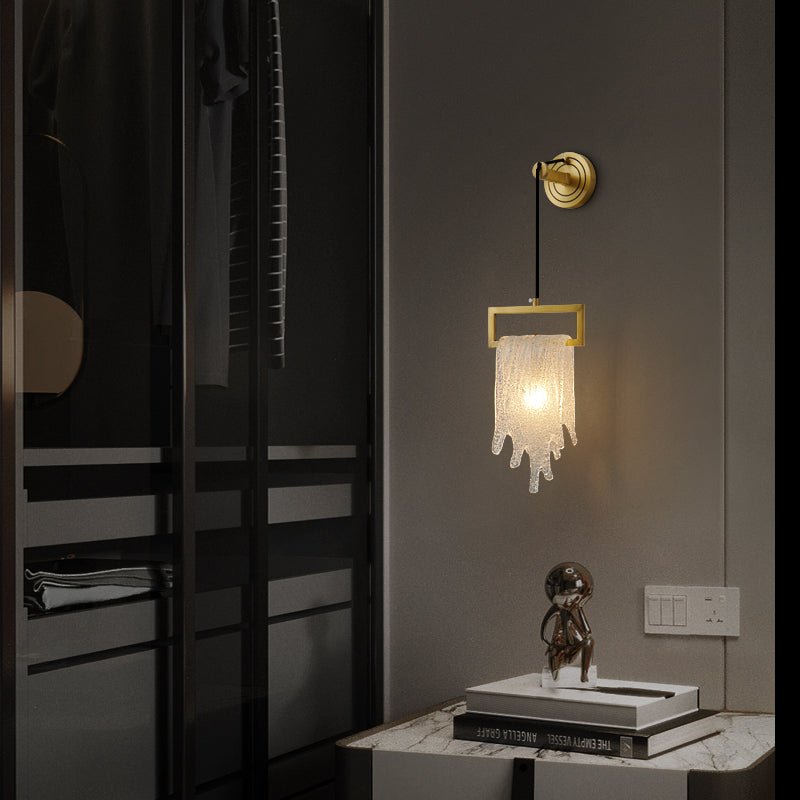 Zodorila Modern Minimalist Series Crystal Wall Lamp-Neutral Decor