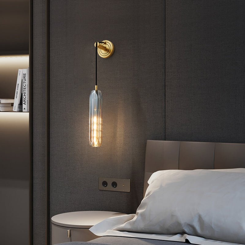 Zodorila Modern Minimalist Series Crystal Wall Lamp-Neutral Decor