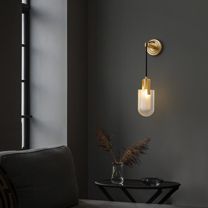 Zodorila Modern Minimalist Series Crystal Wall Lamp-Neutral Decor