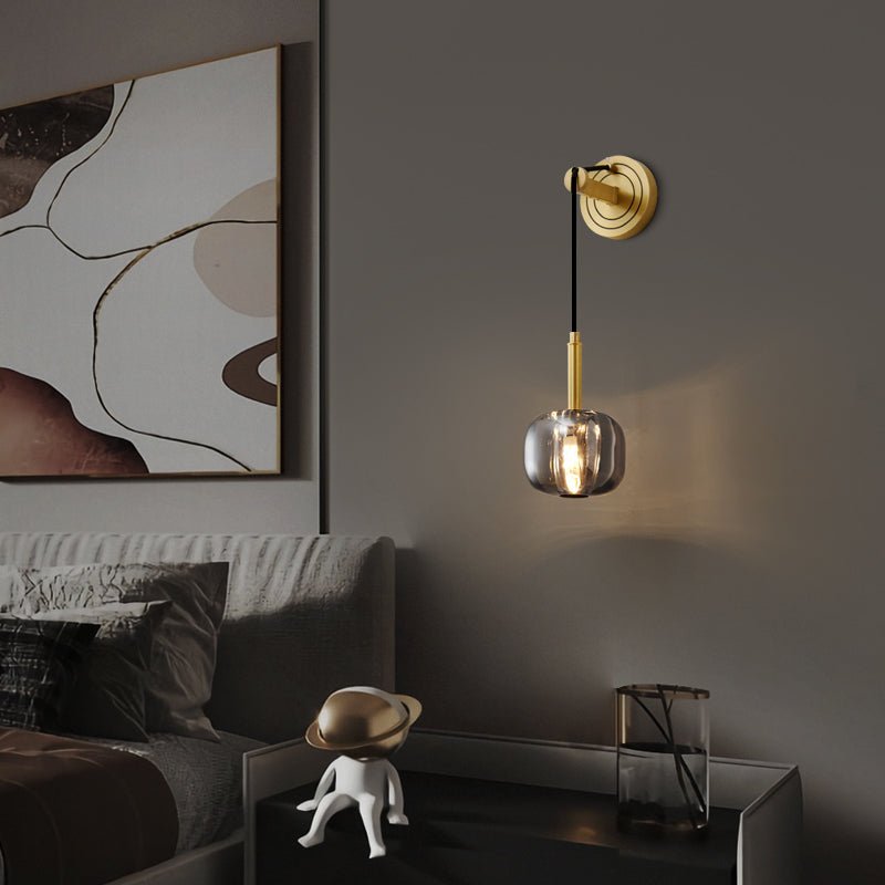 Zodorila Modern Minimalist Series Crystal Wall Lamp-Neutral Decor
