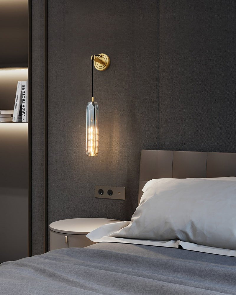 Zodorila Modern Minimalist Series Crystal Wall Lamp-Neutral Decor