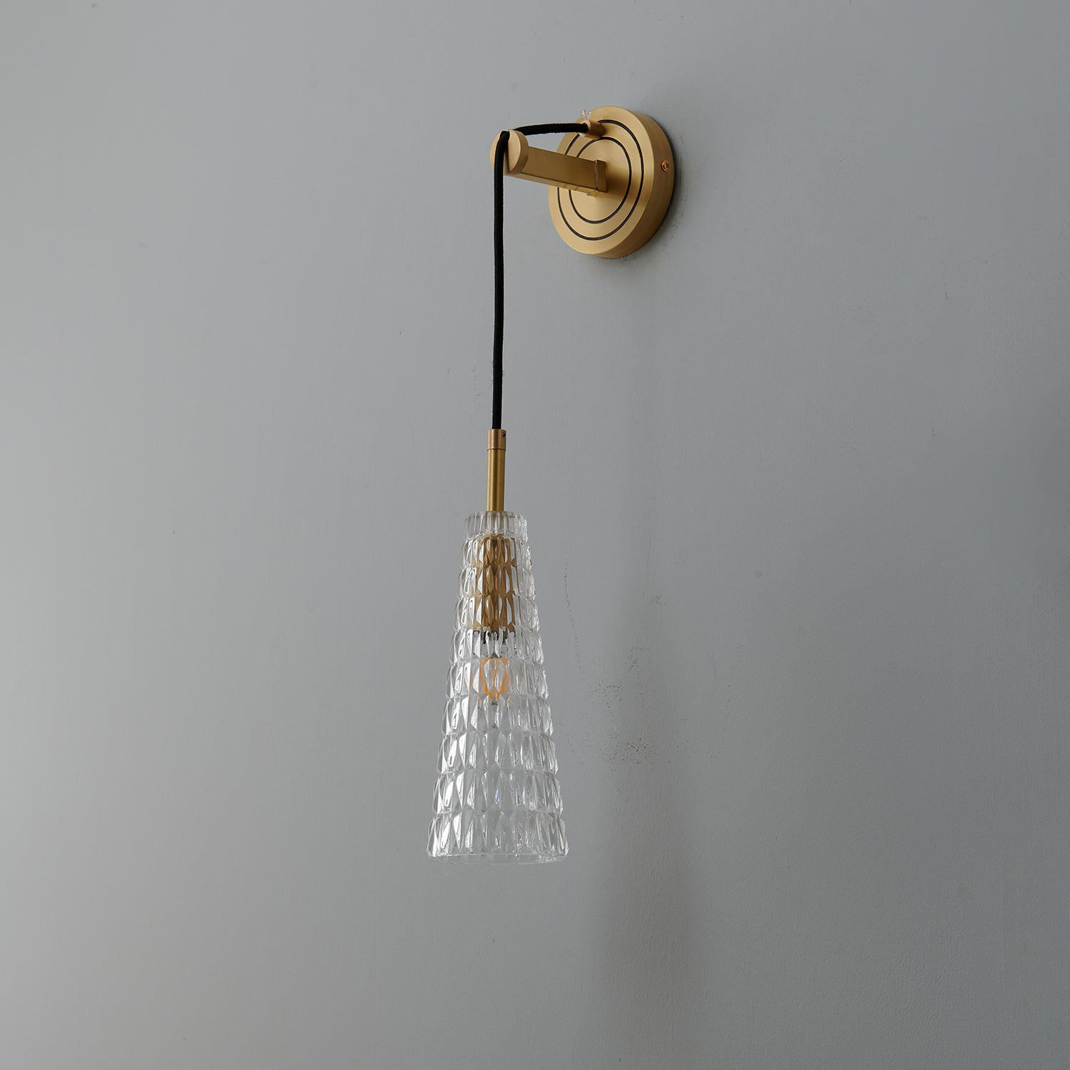 Zodorila Modern Minimalist Series Crystal Wall Lamp-Neutral Decor