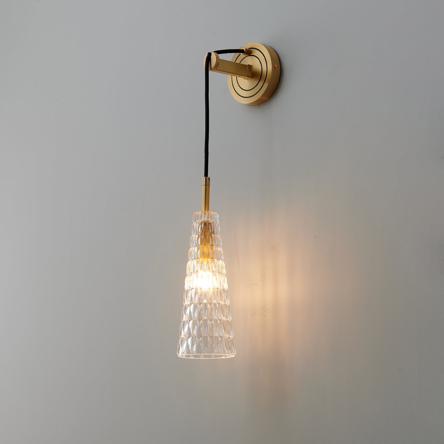 Zodorila Modern Minimalist Series Crystal Wall Lamp-Neutral Decor