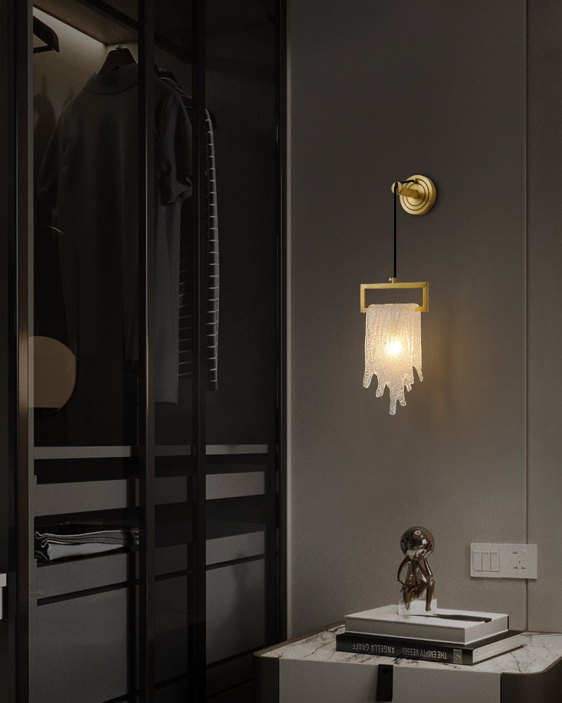Zodorila Modern Minimalist Series Crystal Wall Lamp-Neutral Decor