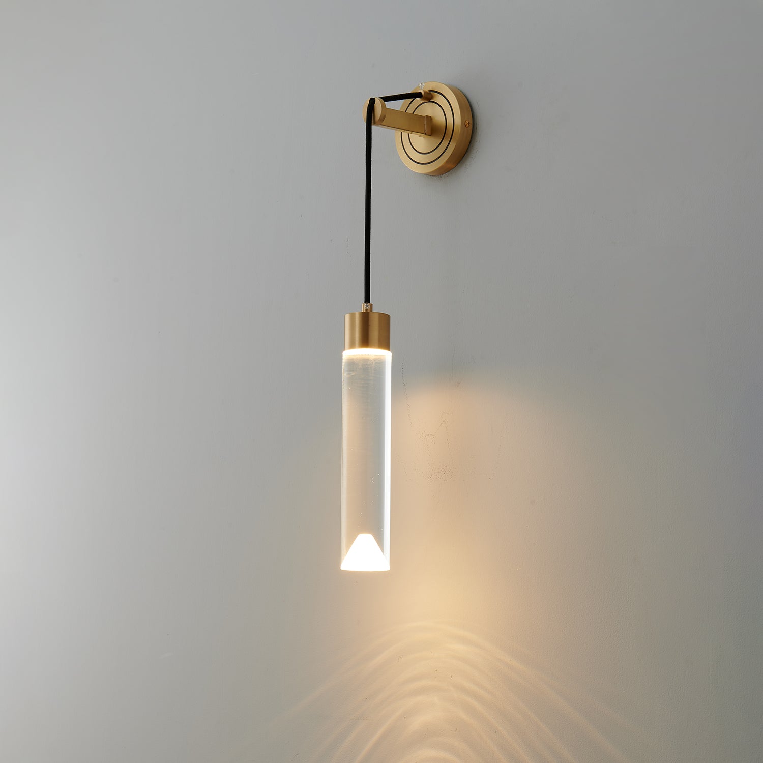 Zodorila Modern Minimalist Series Crystal Wall Lamp-Neutral Decor