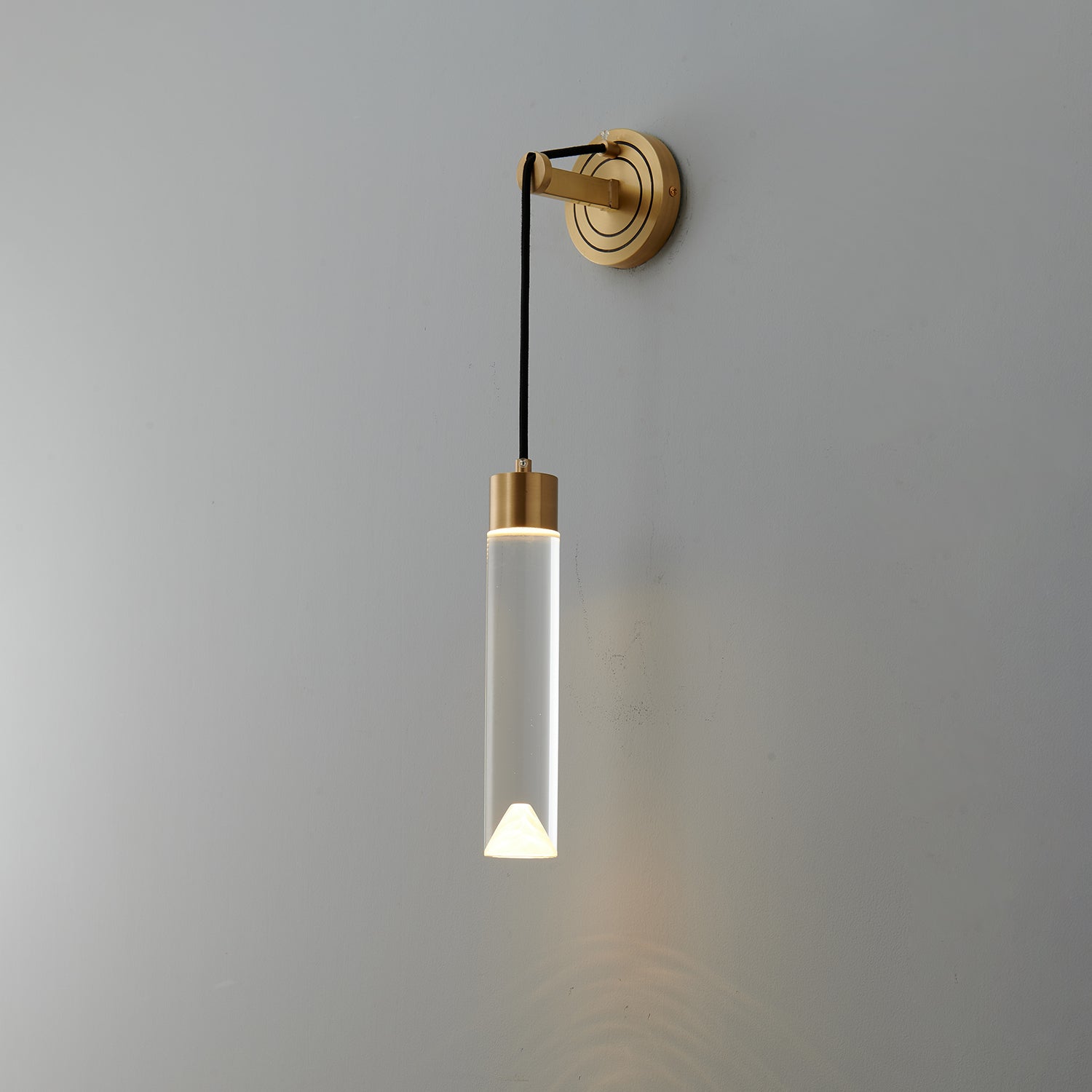 Zodorila Modern Minimalist Series Crystal Wall Lamp-Neutral Decor