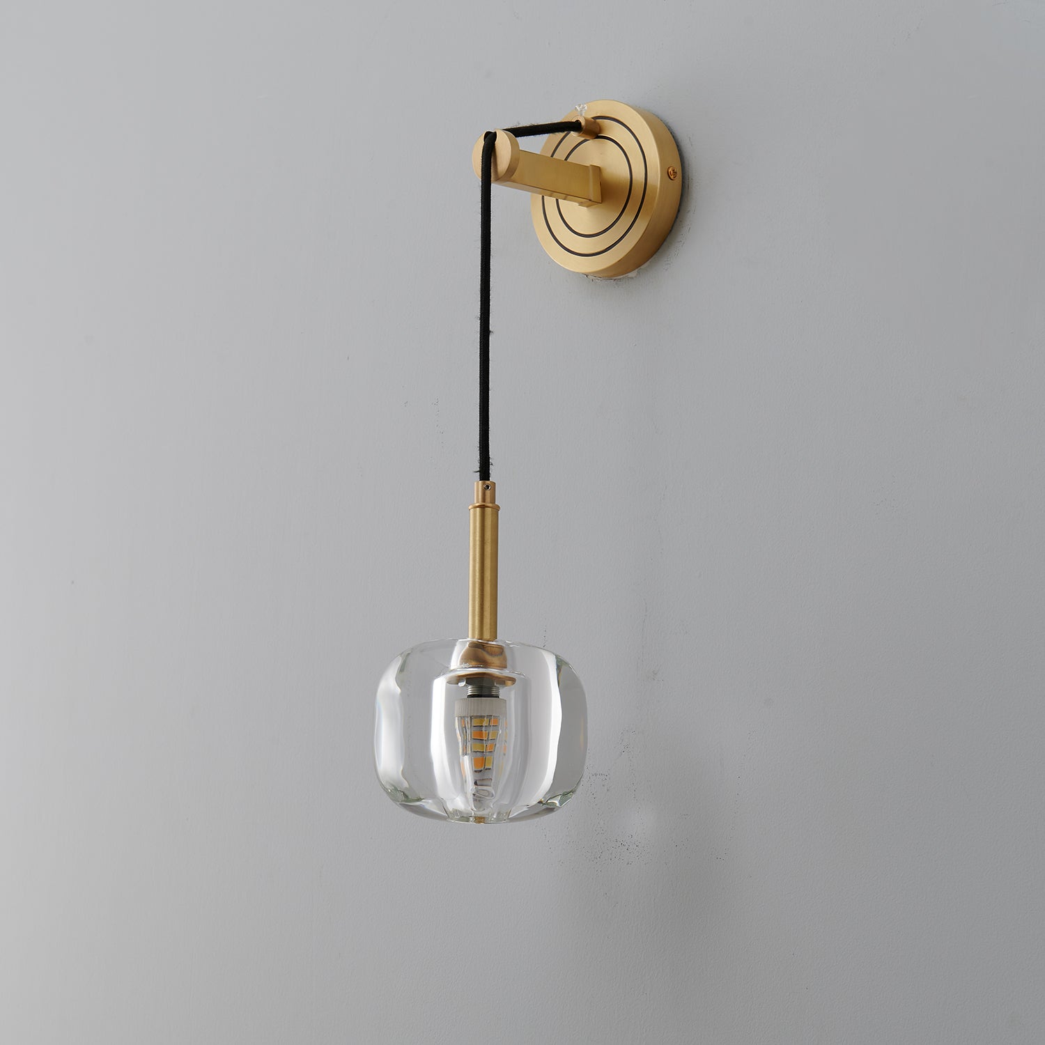 Zodorila Modern Minimalist Series Crystal Wall Lamp-Neutral Decor