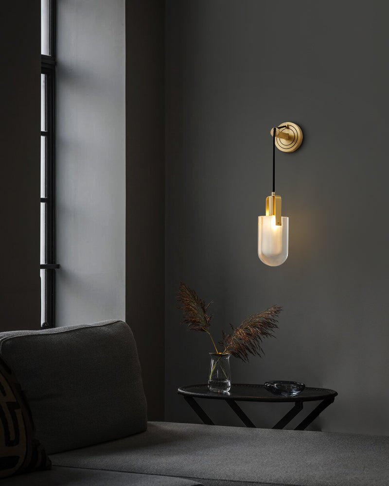 Zodorila Modern Minimalist Series Crystal Wall Lamp-Neutral Decor