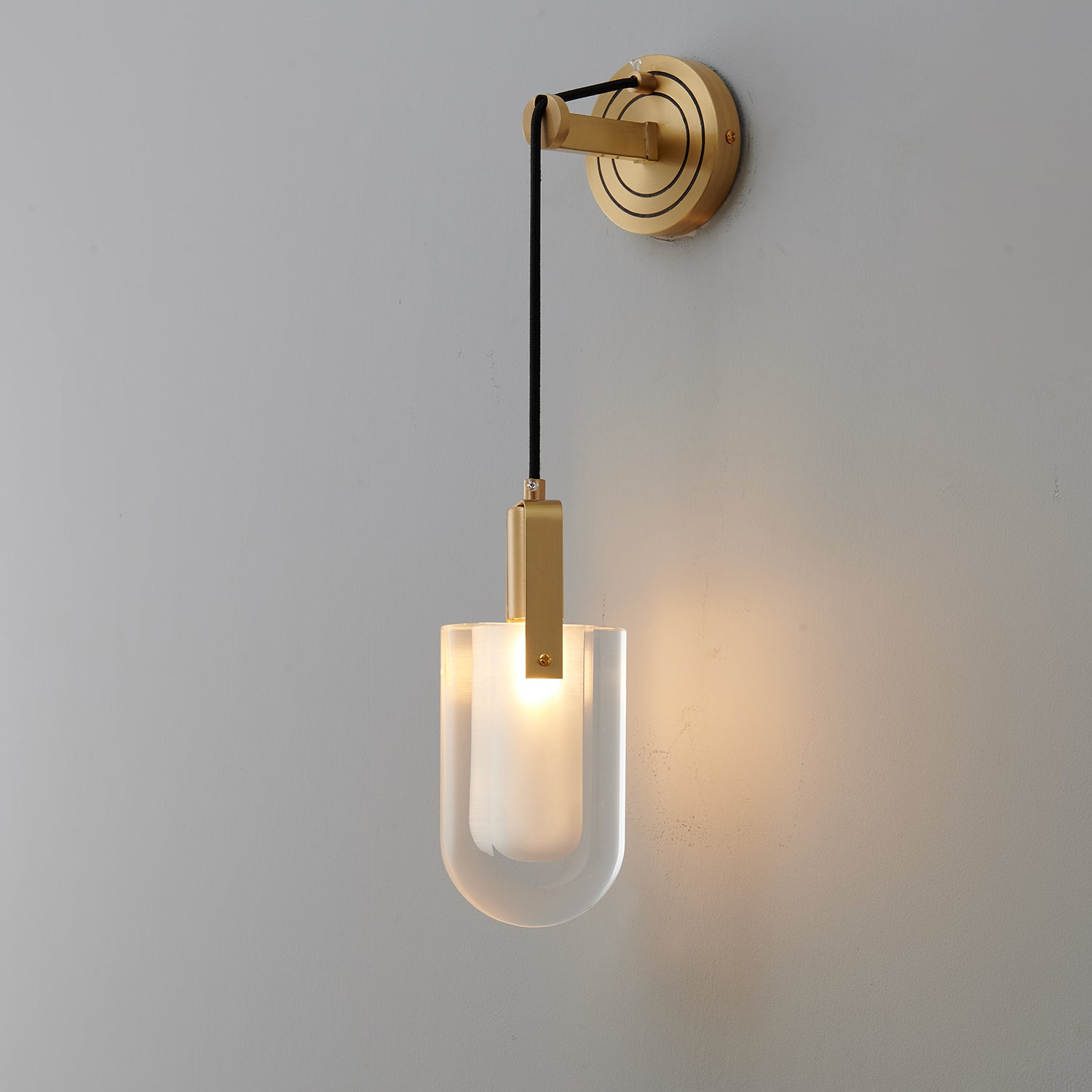 Zodorila Modern Minimalist Series Crystal Wall Lamp-Neutral Decor