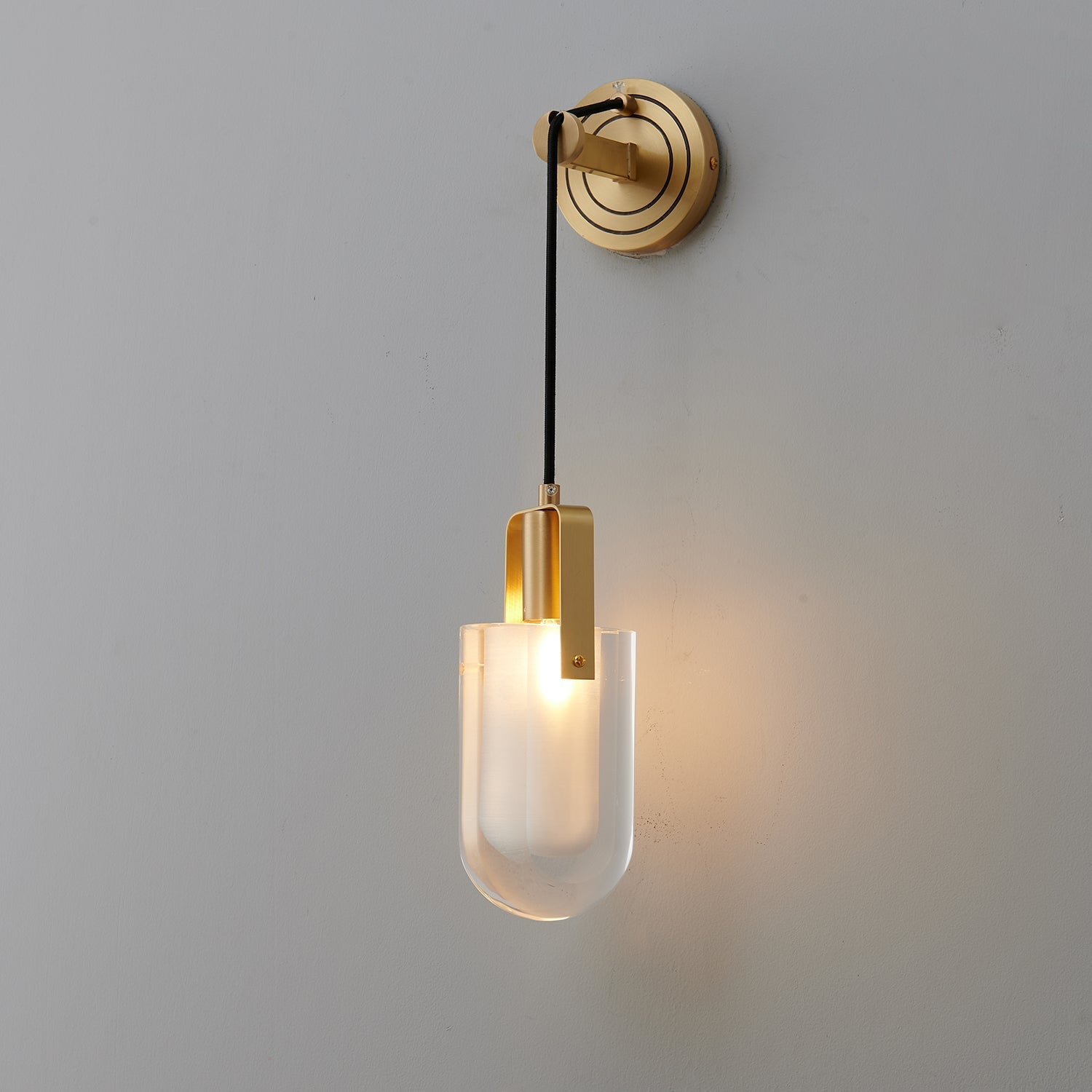 Zodorila Modern Minimalist Series Crystal Wall Lamp-Neutral Decor